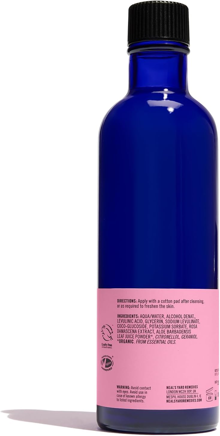 Neal's Yard Remedies Award Winning Rehydrating Rose Toner | Refreshes & Balances Skin | 200 ml