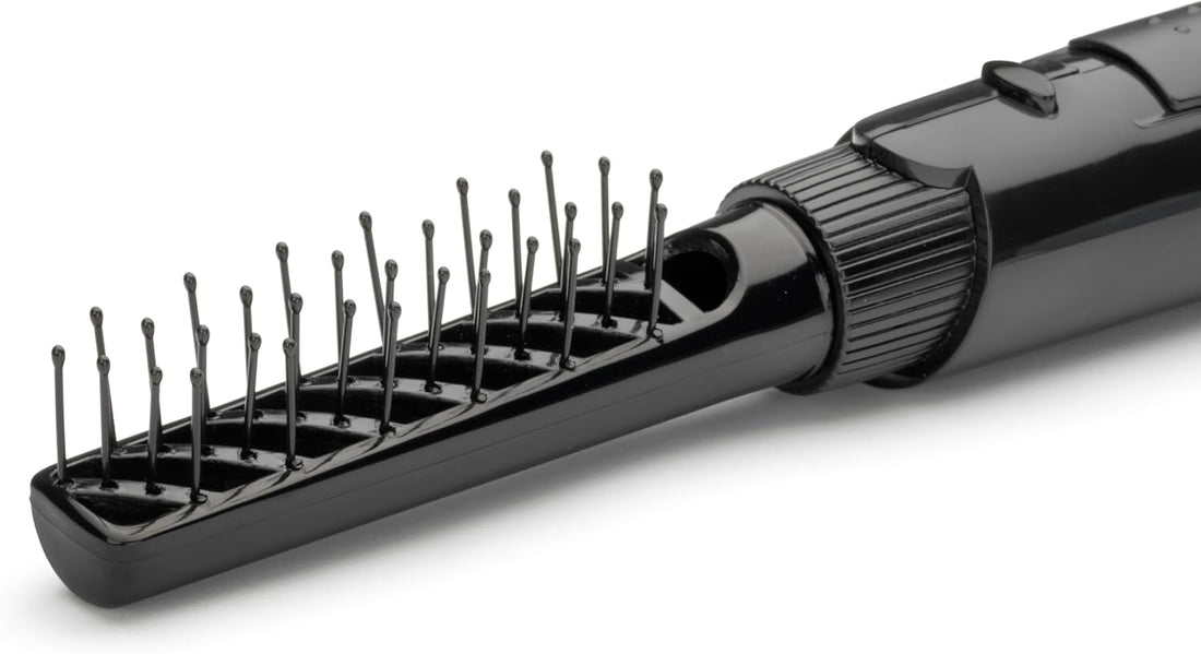 TRESemme Full Finish Air Styler - 300W Hair Dryer Brush With 3 Interchangeable Brush Heads, Curl Release Button, 3 Heat Settings, Cool Shot, Swivel Cord, Black, 5265TU Halalzen