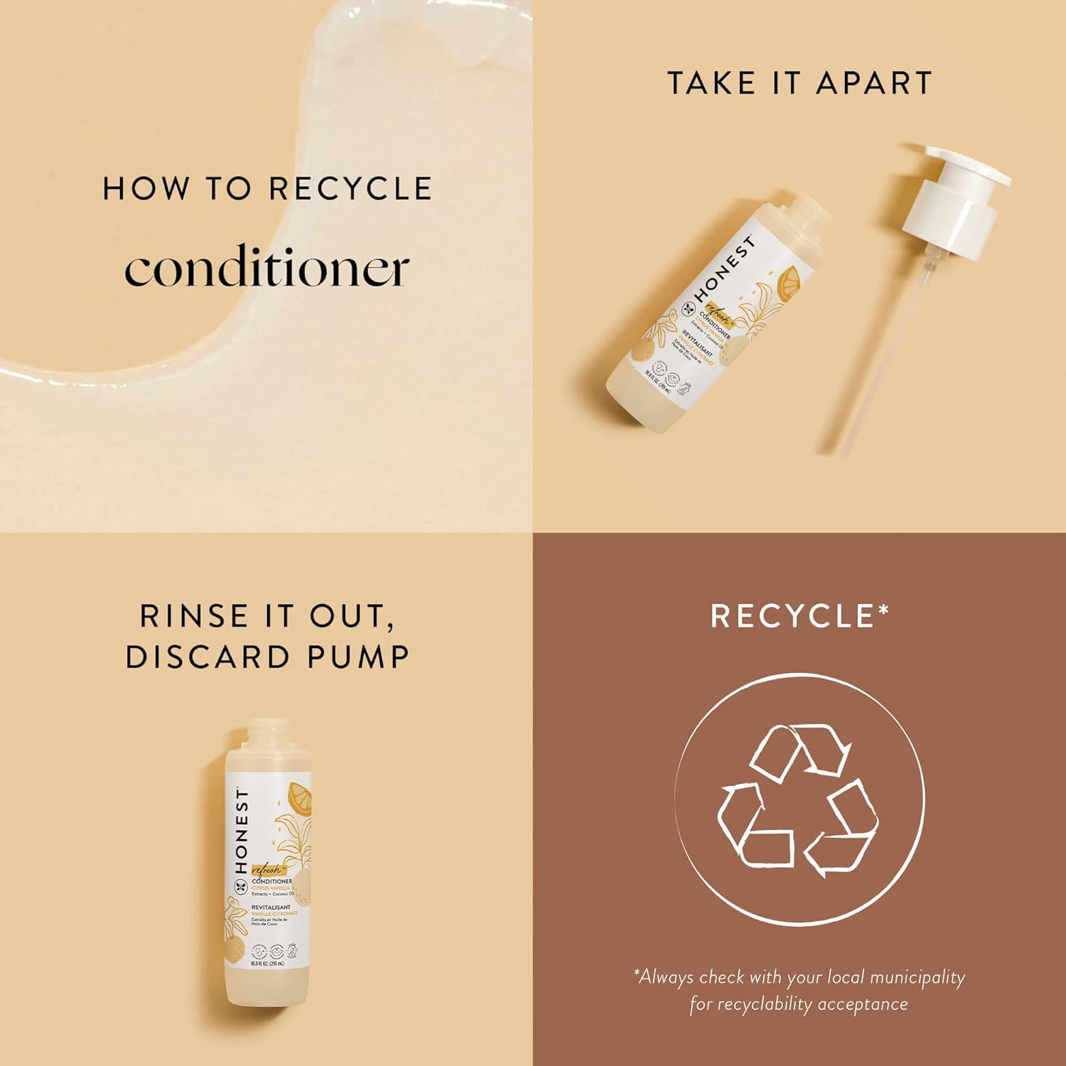 The Honest Company Baby Shampoo, Body Wash & Conditioner Duo, 2-in-1 Cleansing, Silicone-Free, Naturally Derived, Lavender Calm Scent, 20 fl oz Halalzen