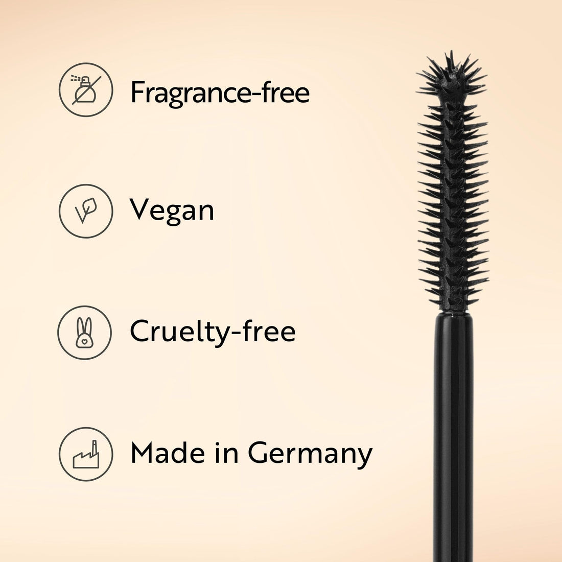 M. Asam MAGIC FINISH Grow & Tint Mascara Deep Black (12ml) – Mascara with Growth Serum & Tint Effect, Lash Care for More Length & Volume, For Defined & Naturally Darker Lashes, Vegan Halalzen
