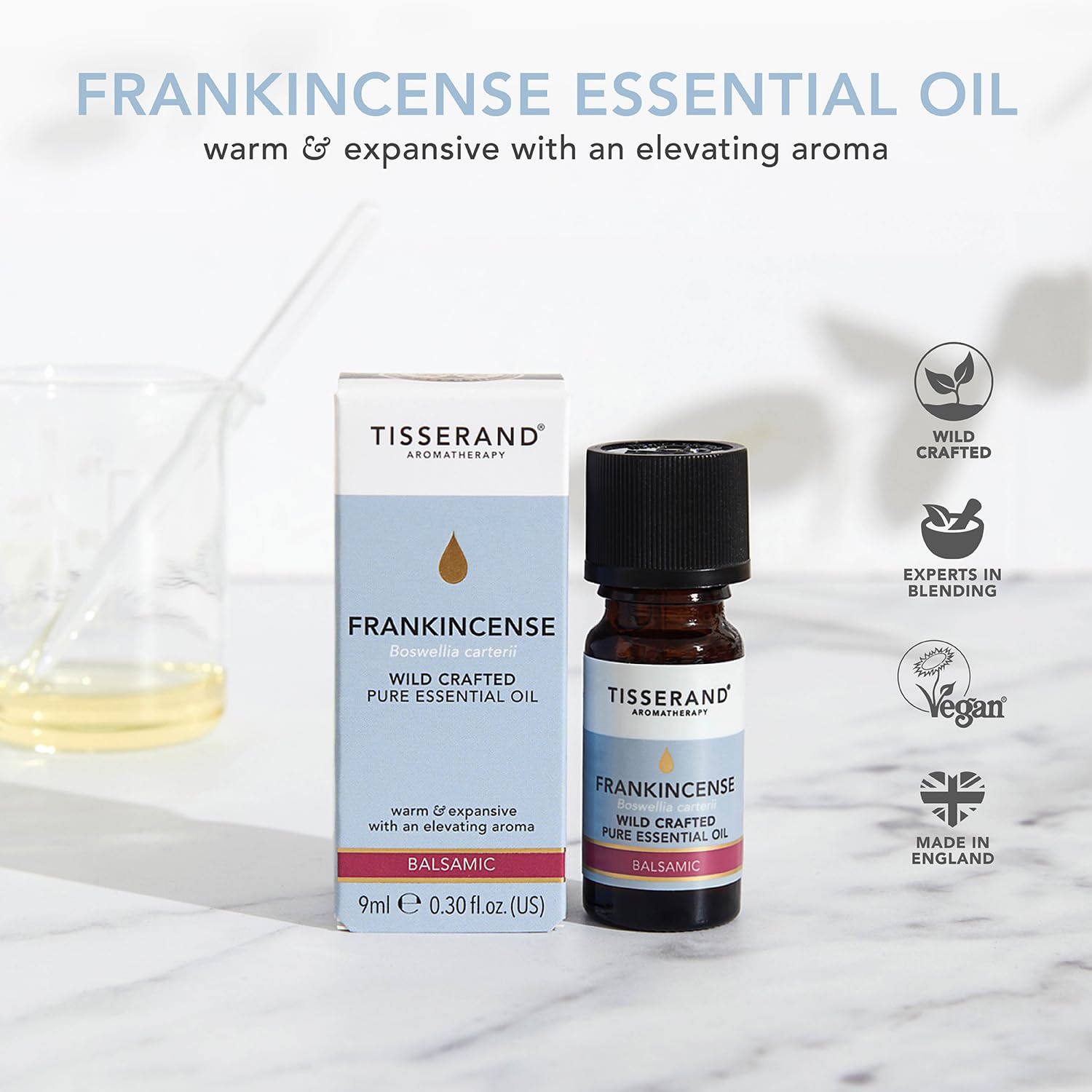 Tisserand Aromatherapy,Lavender - Organic Essential Oil,Massage Oil, Aromatherapy Oil, Skin Oil, Oil for Diffuser,100% Pure Essential Oil - 9ml
