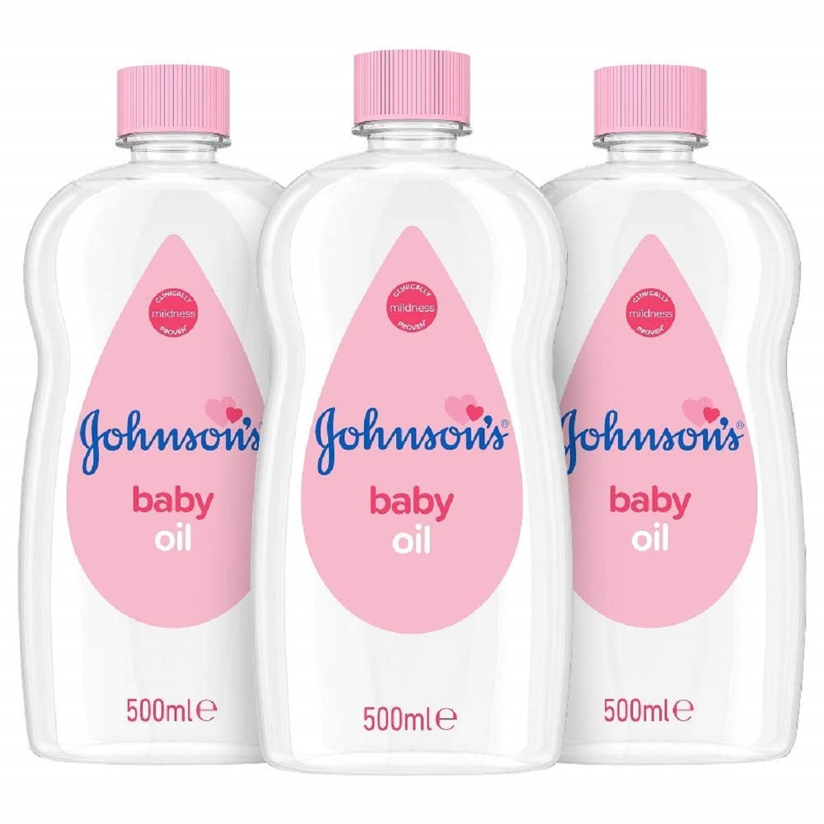 Johnson's Baby Oil (1 x 100ml), Gently Hydrates Delicate Skin, Locks In Moisture, Hypoallergenic Baby Oil Free From Dyes, Parabens, Phthalates and Alcohol, Moisturiser For The Whole Family Halalzen