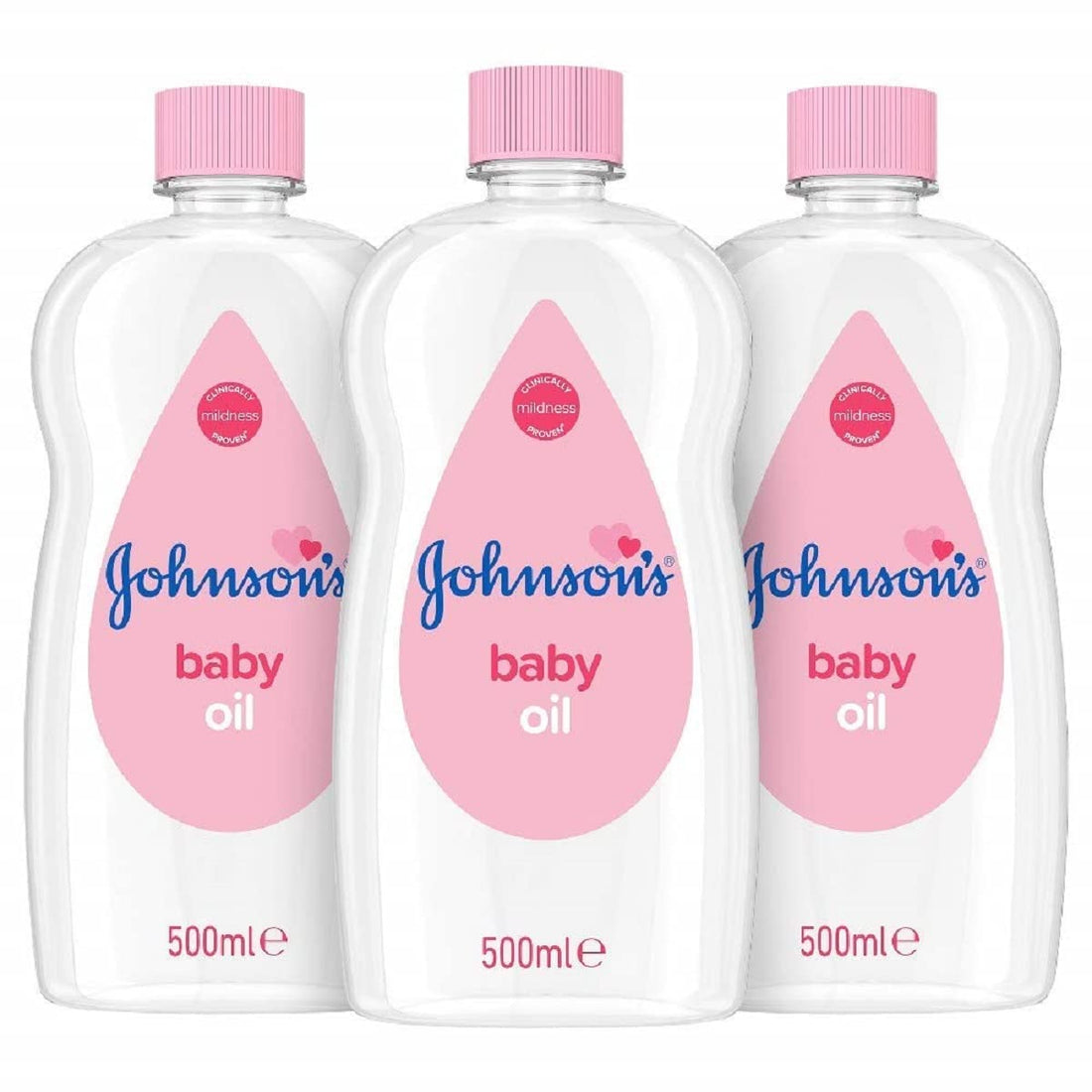 Johnson's Baby Oil (1 x 100ml), Gently Hydrates Delicate Skin, Locks In Moisture, Hypoallergenic Baby Oil Free From Dyes, Parabens, Phthalates and Alcohol, Moisturiser For The Whole Family Halalzen