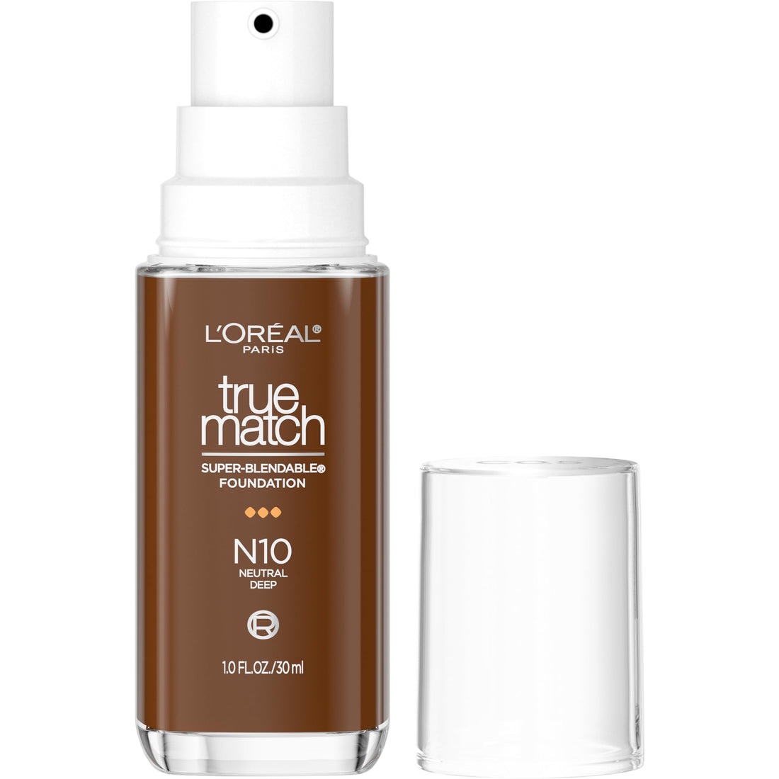 L'Oreal Paris True Match Super-Blendable Foundation, Flüssig-Foundation mit mittlerer Deckkraft, N3, Hell-Mittel, 30 ml