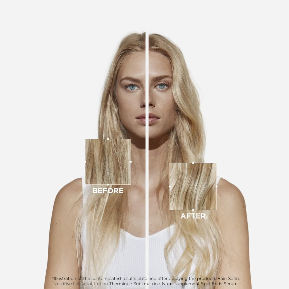 Kérastase Nutritive Nourishing Hair Serum with Niacinamide, Overnight Leave-In Treatment for Dry Hair, Lightweight and Non-Greasy, 8H Magic Night Serum
