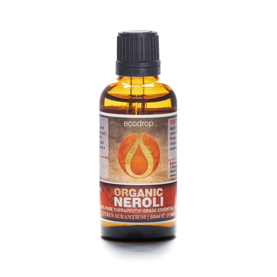 Ecodrop Tea Tree Essential Oil, 10 ml | 100% Pure Organic Steam-Distilled | Melaleuca Alternifolia | Aromatherapy, Diffuser, Massage, Bath, Soap & Candle Making | Australian Fresh Aroma