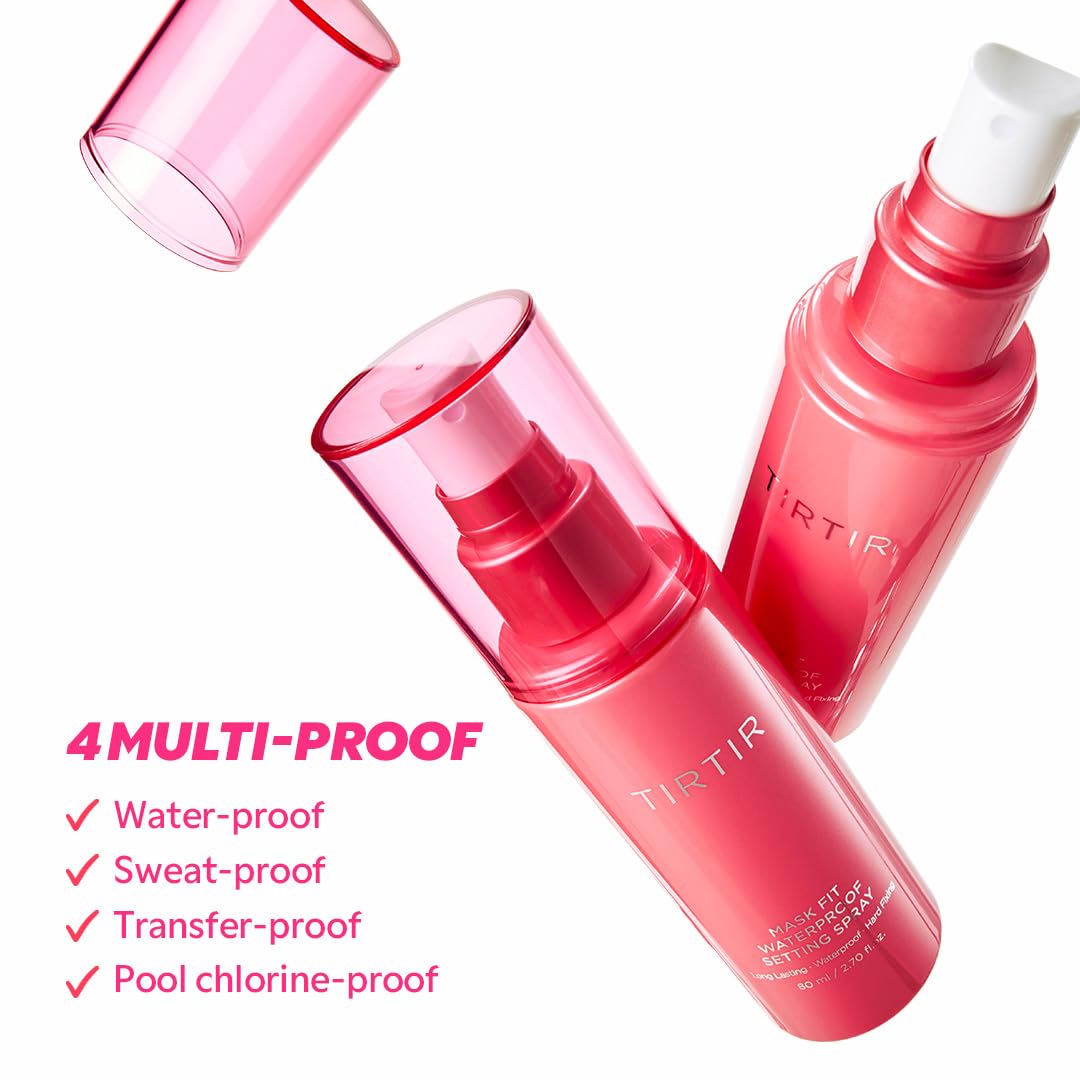 TIRTIR Mask Fit Make-up Fixer, 24H Long Lasting Makeup Finishing Setting Spray, Lightweight and Non-greasy, 2.7 Fl Oz Halalzen
