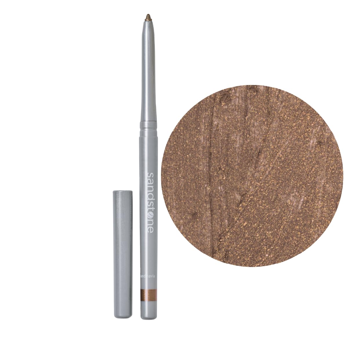 Sandstone Scandinavia Waterproof Eyeliner Pencil - Long-Lasting Gel Eye Liner for Sensitive Eyes - Hypoallergenic & Smudge-Proof - Fragrance-Free, Vegan & Allergy Tested (Black) Halalzen