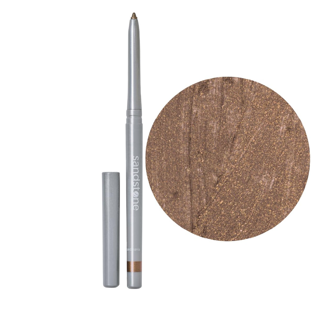 Sandstone Scandinavia Waterproof Eyeliner Pencil - Long-Lasting Gel Eye Liner for Sensitive Eyes - Hypoallergenic & Smudge-Proof - Fragrance-Free, Vegan & Allergy Tested (Black) Halalzen