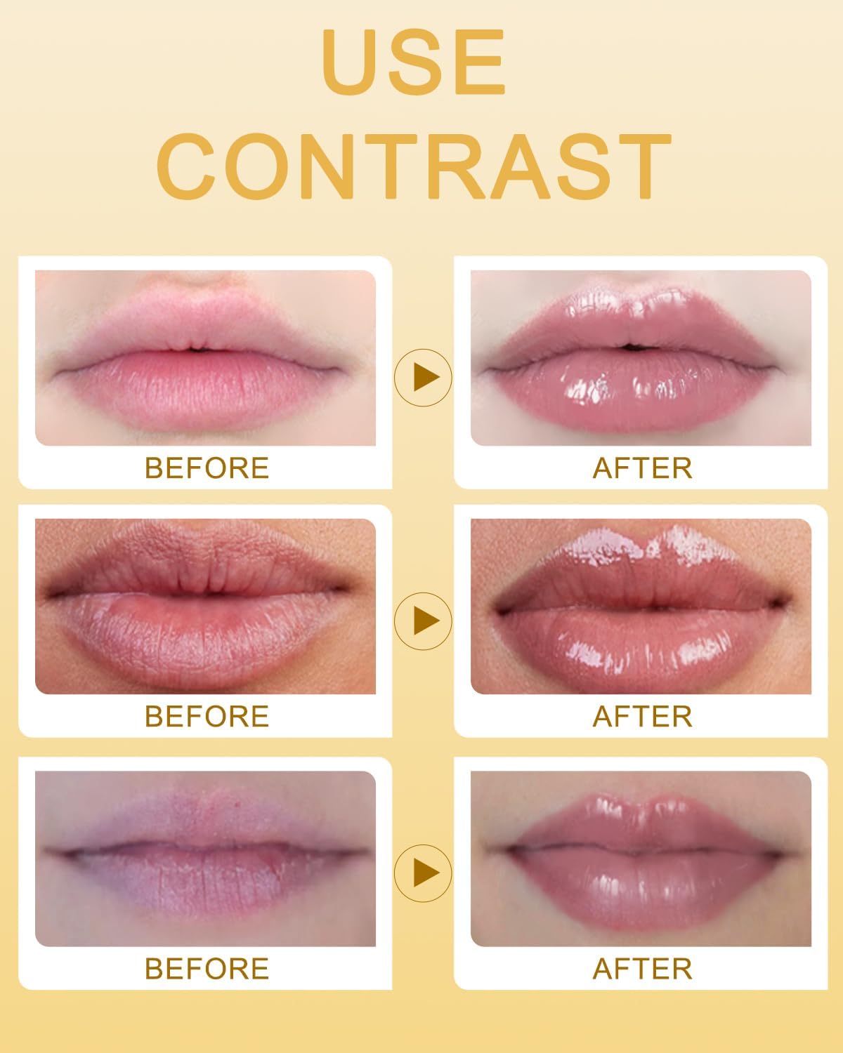 Golden Collagen Flake Lip Mask 20 Pieces,Multifunctional Lip Care for Luscious Lips,24K Gold Bulk Lip Masks Individually Wrapped,Hydration,Anti Wrinkle,Fade Lip Darkening,Soothing Nourishing Halalzen