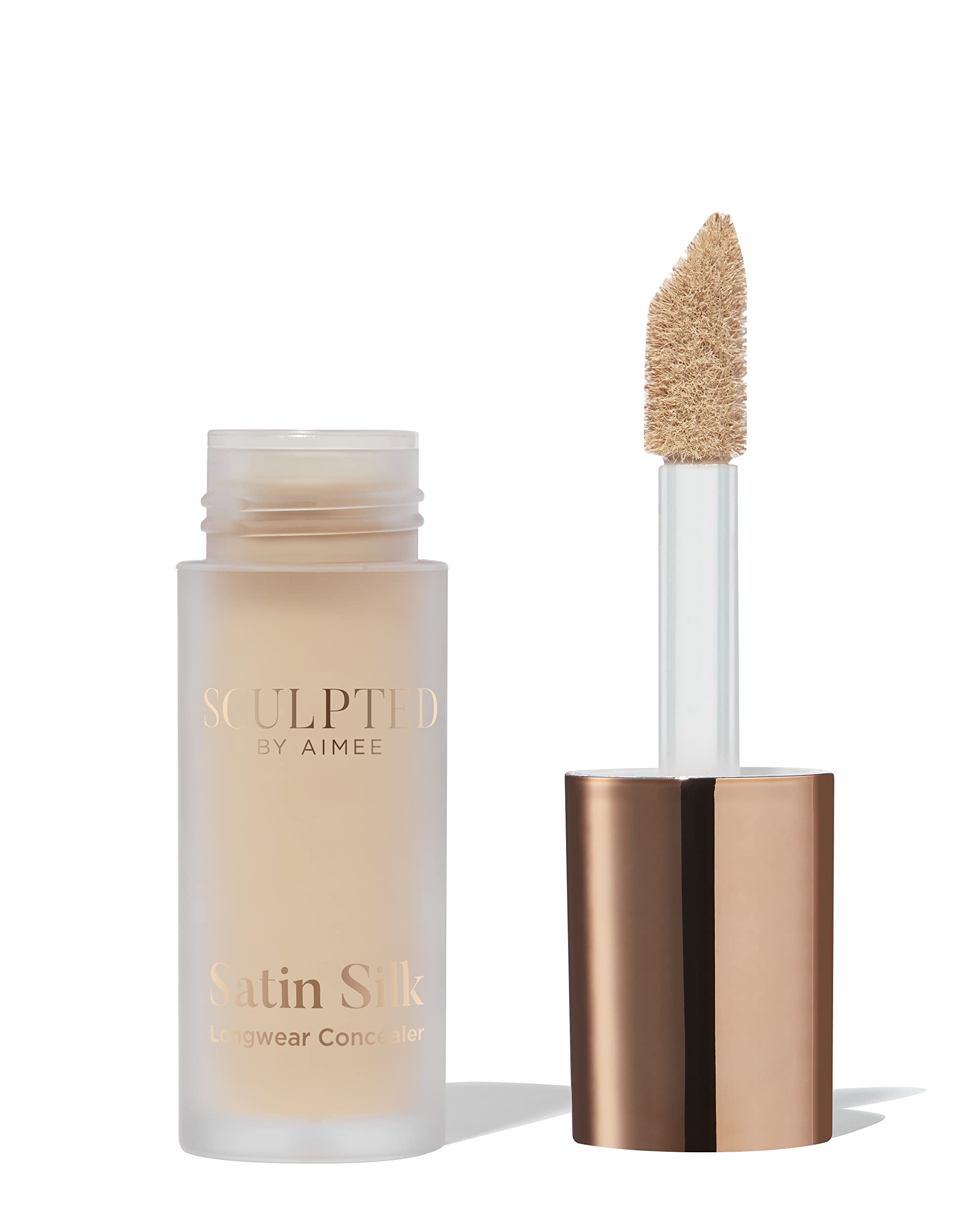 Satin Silk Longwear Concealer - Lightweight, Hydrating & Long-Lasting Concealer from Sculpted by Aimee for Dark Circles, Blemishes and Pigmentation (Ivory 2.0) Halalzen