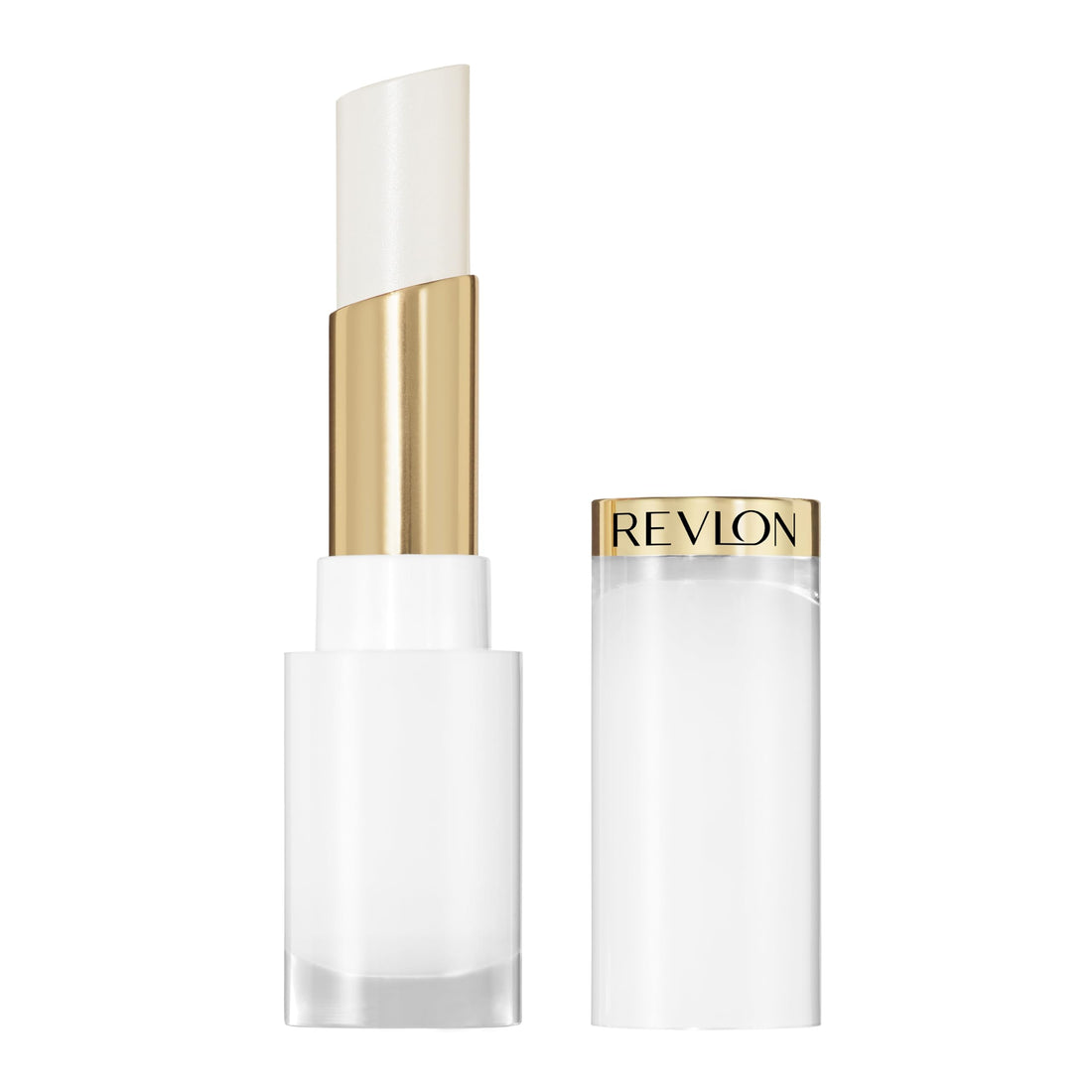 REVLON Super Lustrous Glass Shine Balm, Hydrating Tinted Lip Balm with Hyaluronic Acid, Aloe & Rose Quartz, 008 Rum Raisin, 0.11 oz