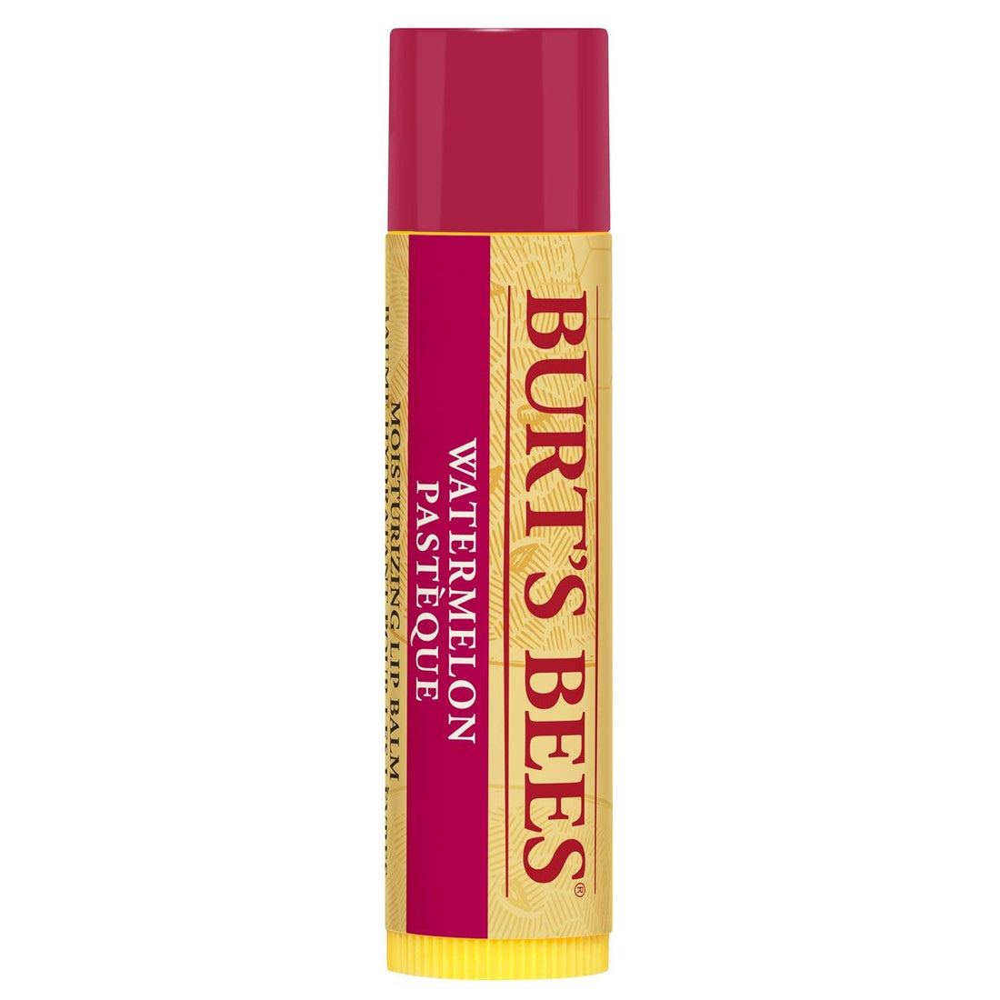 Burt's Bees Lip Balm Pomegranate, Moisturising Lip Balm With Beeswax & Vitamin E, 100% Natural Origin, 4.25g Halalzen
