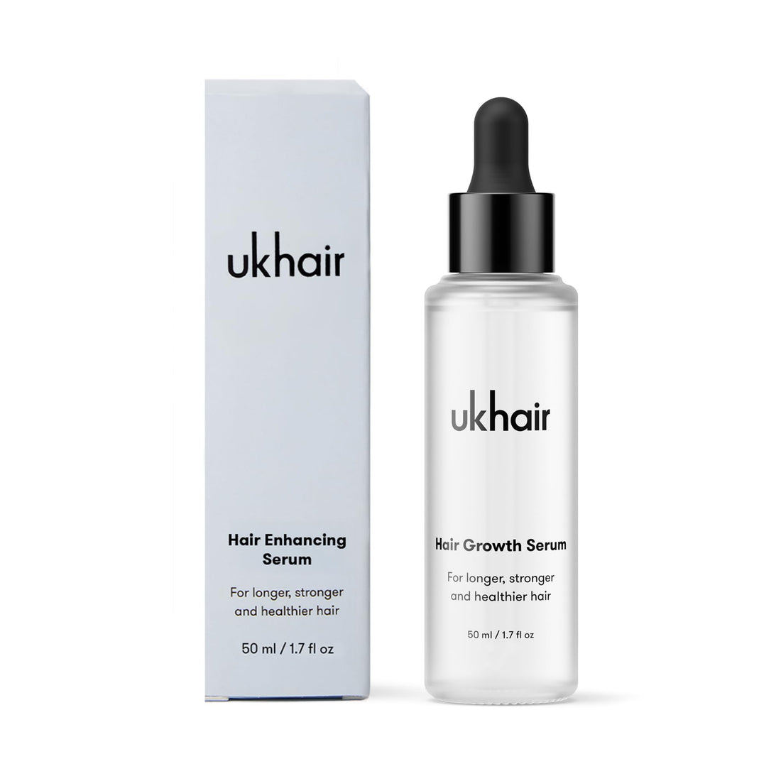 UKLASH Enhancing Hair Serum for Men and Women, Promotes Thickness in Thinning Hair & Hair Loss, Clinically Tested, Lightweight & Fast-Absorbing