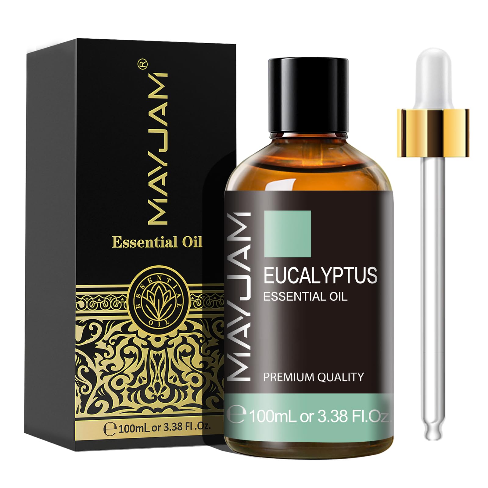 MAYJAM Sandalwood Essential Oils 100ML, Sandalwood Oil for Diffuser, Humidifier, DIY, Home, Office