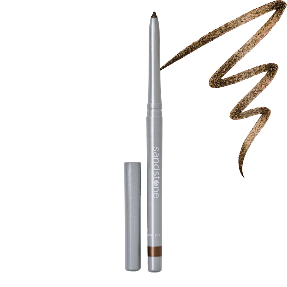 Sandstone Scandinavia Waterproof Eyeliner Pencil - Long-Lasting Gel Eye Liner for Sensitive Eyes - Hypoallergenic & Smudge-Proof - Fragrance-Free, Vegan & Allergy Tested (Black) Halalzen