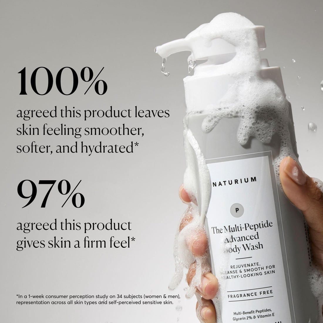 Naturium The Glow Getter Multi-Oil Hydrating Body Wash, Gentle Cleanser, 16.9 oz