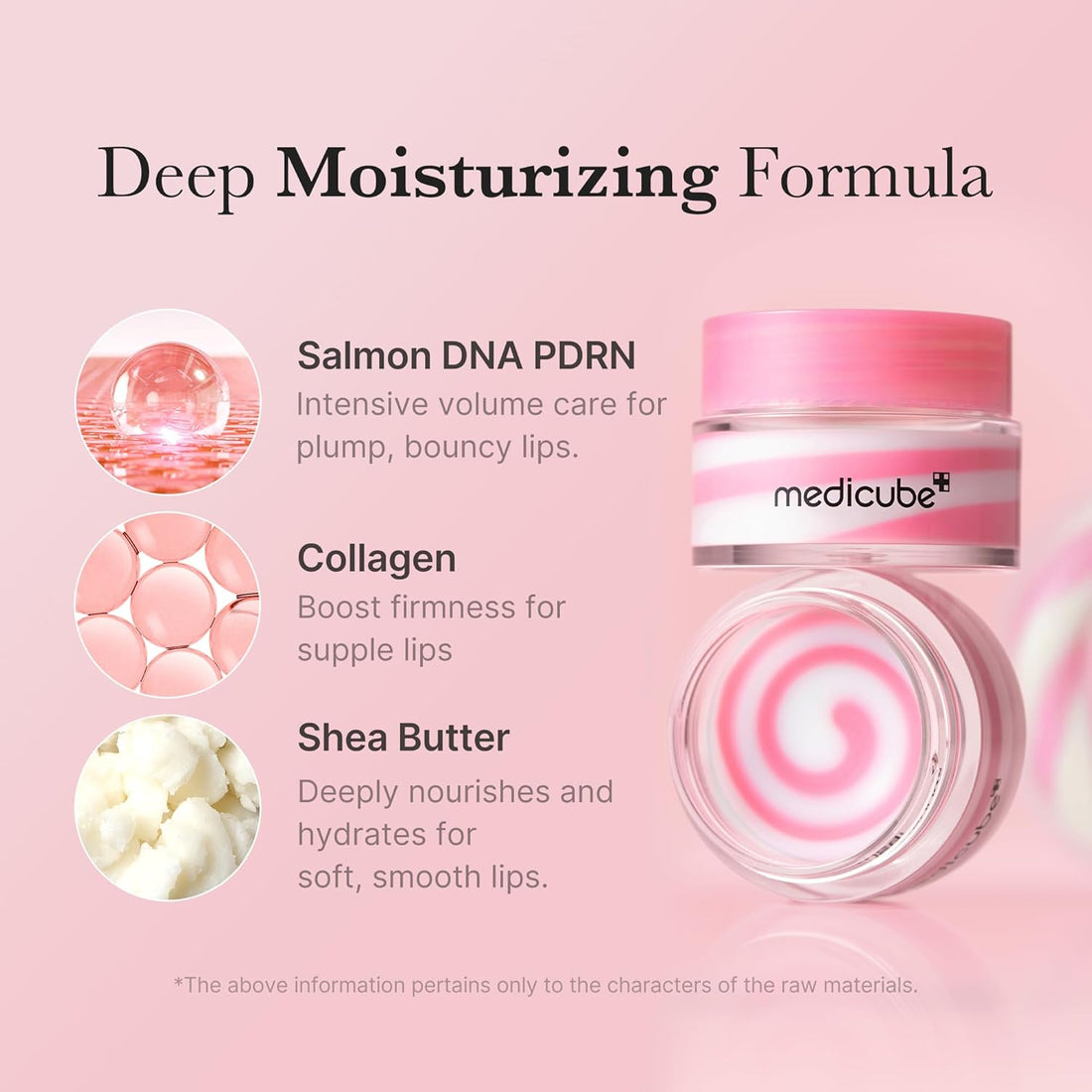 medicube PDRN lip sleeping mask glow balm | Salmon PDRN, Collagen, Shea Butter for Softer Lips, Long-lasting Moisture, Overnight and daily lip care, Korean Skincare 0.35 oz. Halalzen