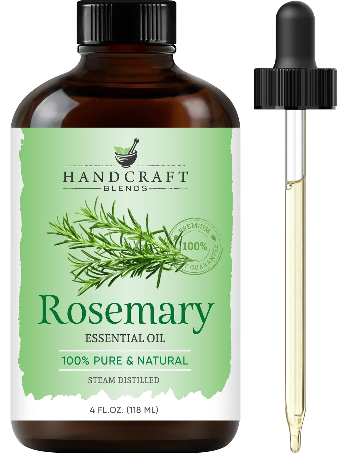 Handcraft Blends Eucalyptus Essential Oil - Huge 118 ml - 100% Pure and Natural - Premium Grade with Glass Dropper