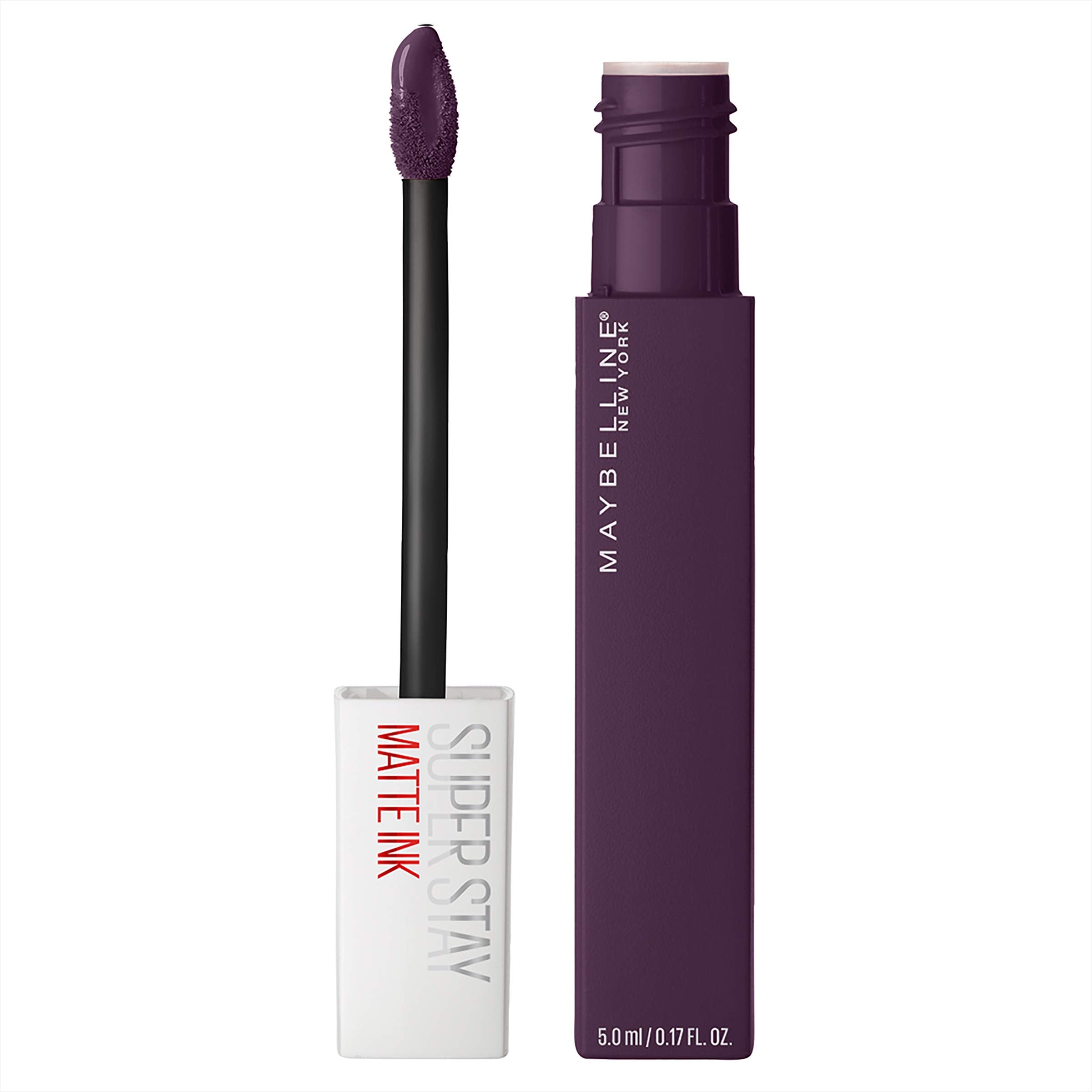 Maybelline Super Stay Matte Ink Liquid Lipstick Makeup, Long Lasting High Impact Color, Up to 16H Wear, Mover, Brown, 1 Count, Packaging May Vary
