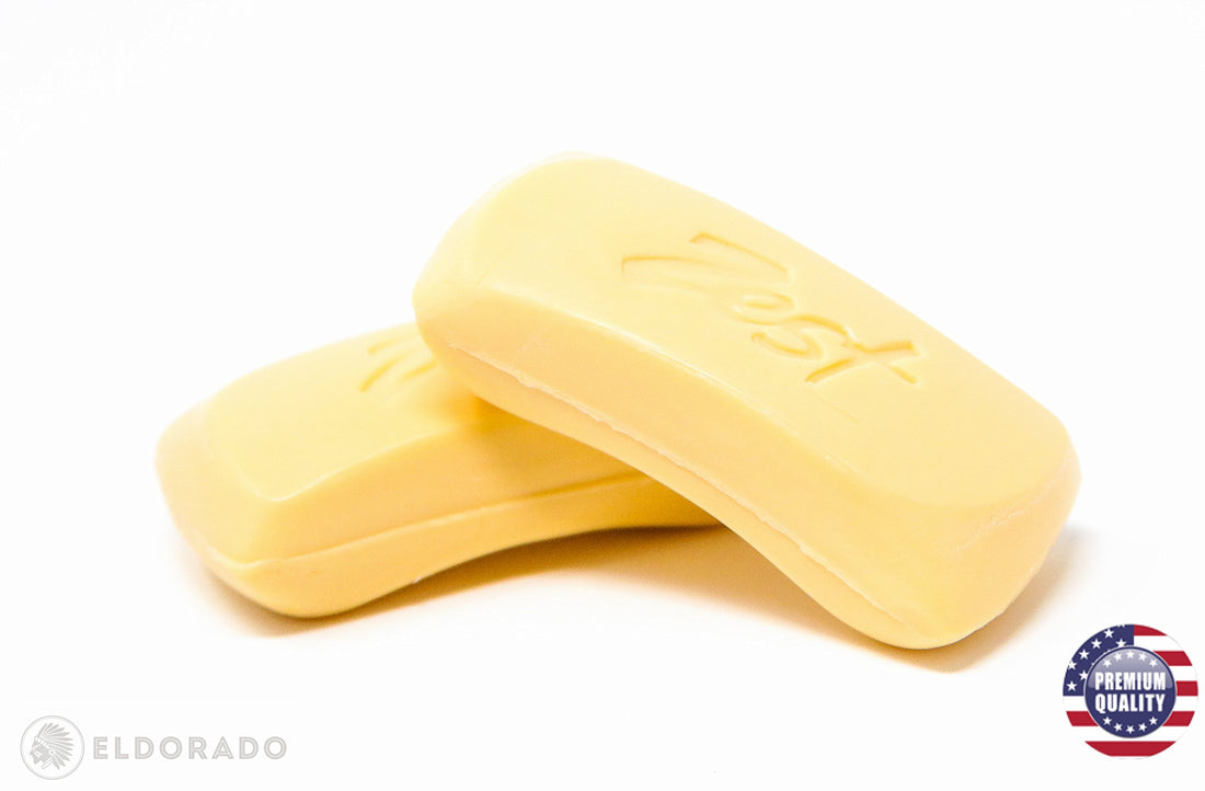Zest Bar Soap - 8 Bars - Enriched With Cocoa Butter And Shea for Ultra Moisturizing Cleansing - Leaves Your Body Feeling Silky Smooth And Deeply Moisturized