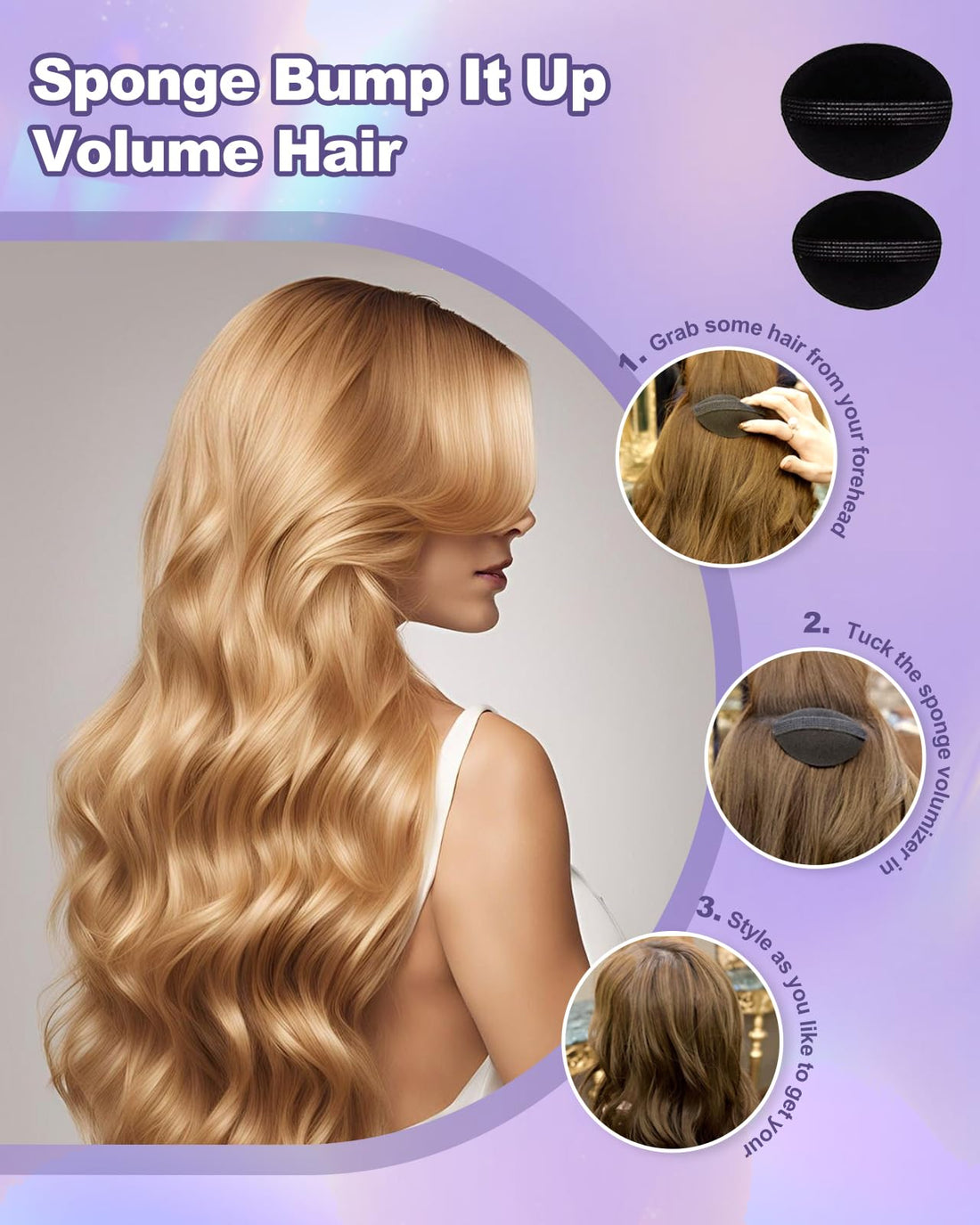 Oiomniv 72PCS Hair Styling Tools Set for Women, DIY Hair Braiding & Bun Maker Kit, Easy Hair Accessories for Updos, Ponytails & Braids, Home Hairdressing Styling Set, Hair accessories for girls Halalzen