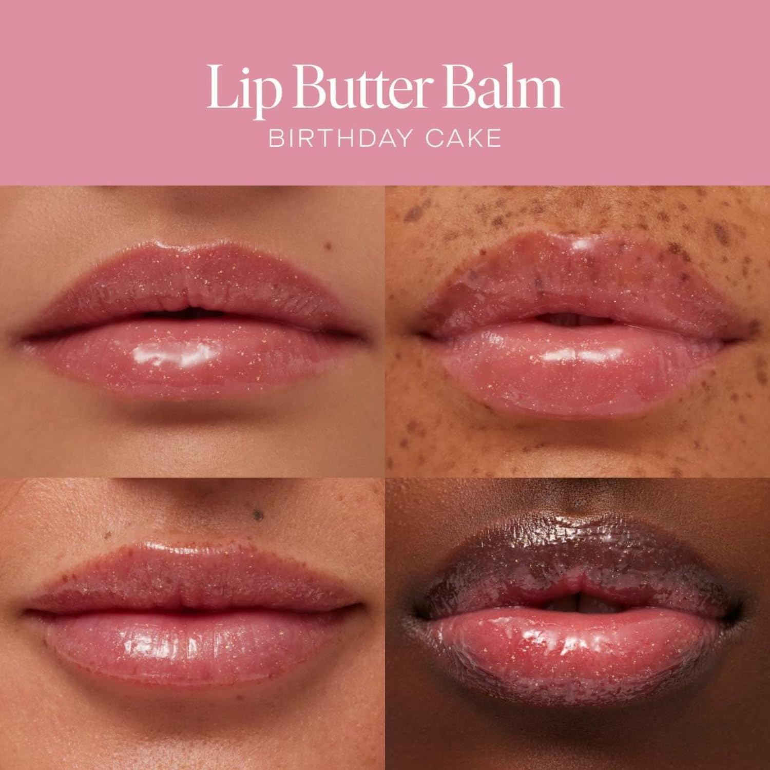 Summer Fridays Tinted Lip Butter Balm - Conditioning Vegan Lip Balm for Instant Moisture, Shine & Hydration - Sheer-Tinted, Soothing Skincare - Pink Sugar (.5 Oz)