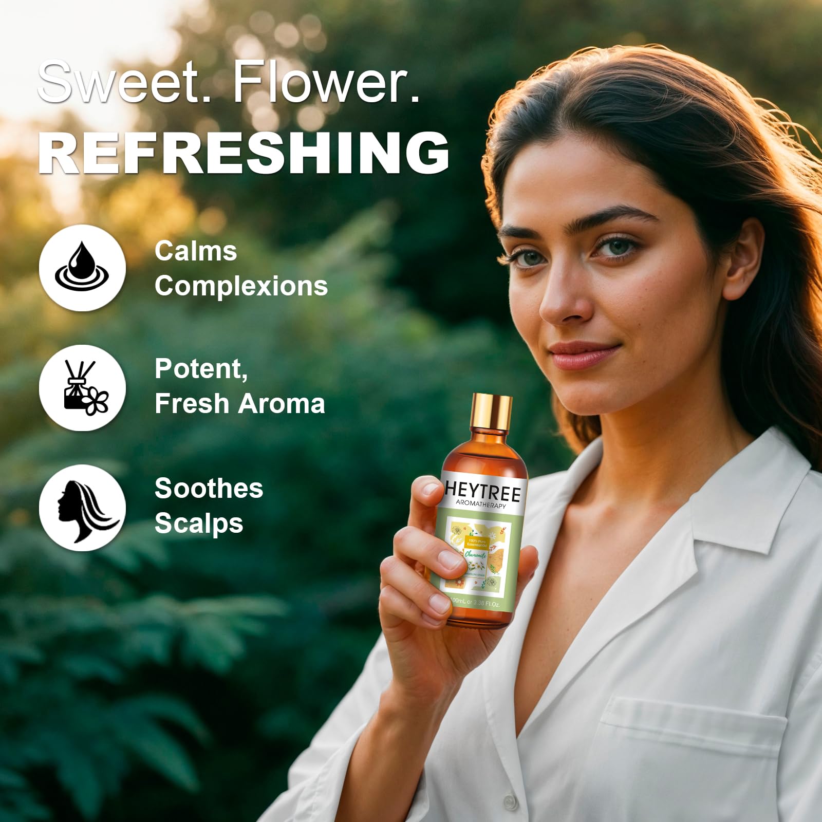 Peppermint Essential Oil 100ml - Pure Natural Essential Oils Strong,Fresh Minty Scent Increases Clarity - Perfect for Aromatherapy,Diffuser, Clear Breathing-Strong Peppermint Oil