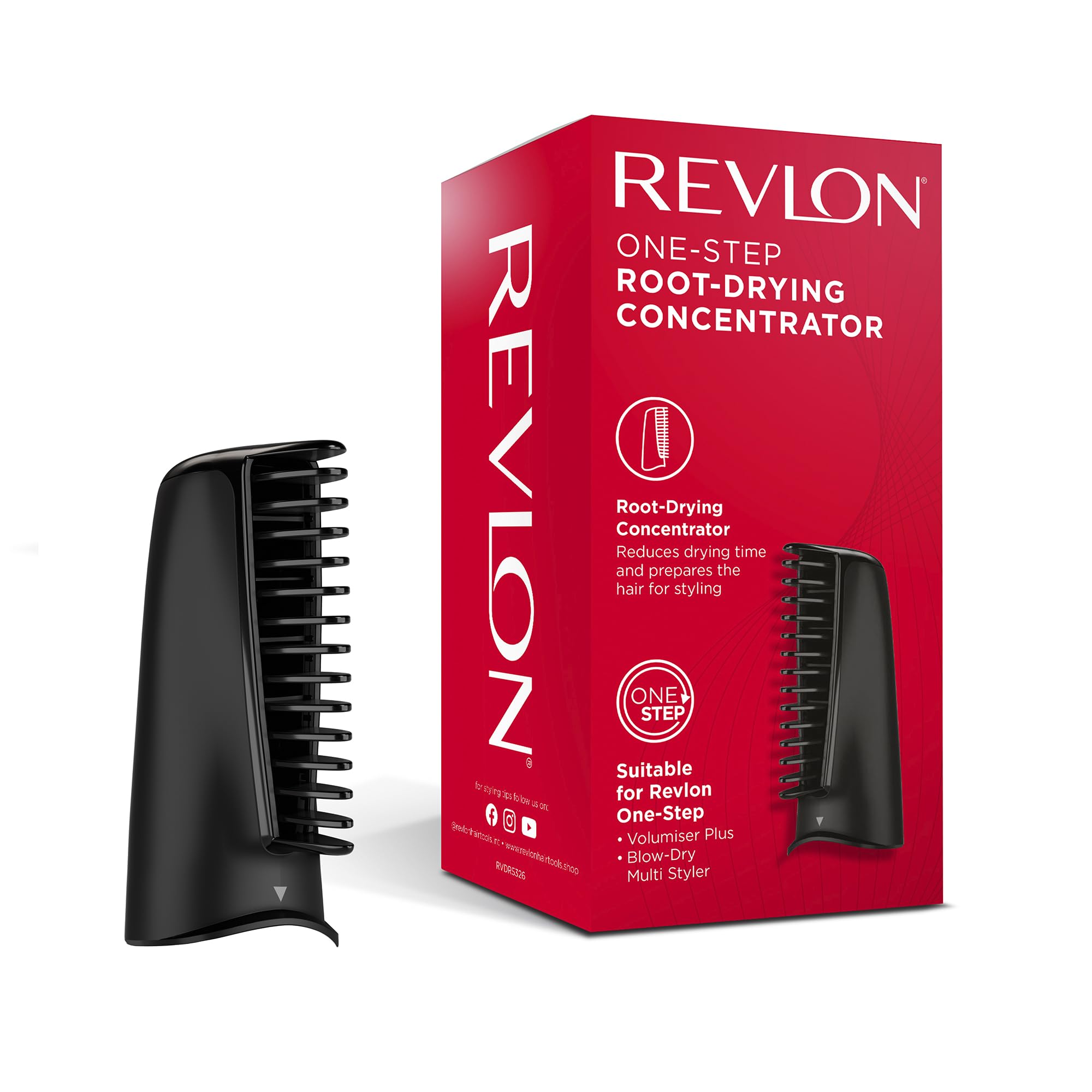 REVLON One-StepTM Blow-Dry Multi Air Styler 5-in-1 (Detachable Heads, Curler, Dryer, Volumiser, Styler and Shape Enhancer). RVDR5370 Halalzen