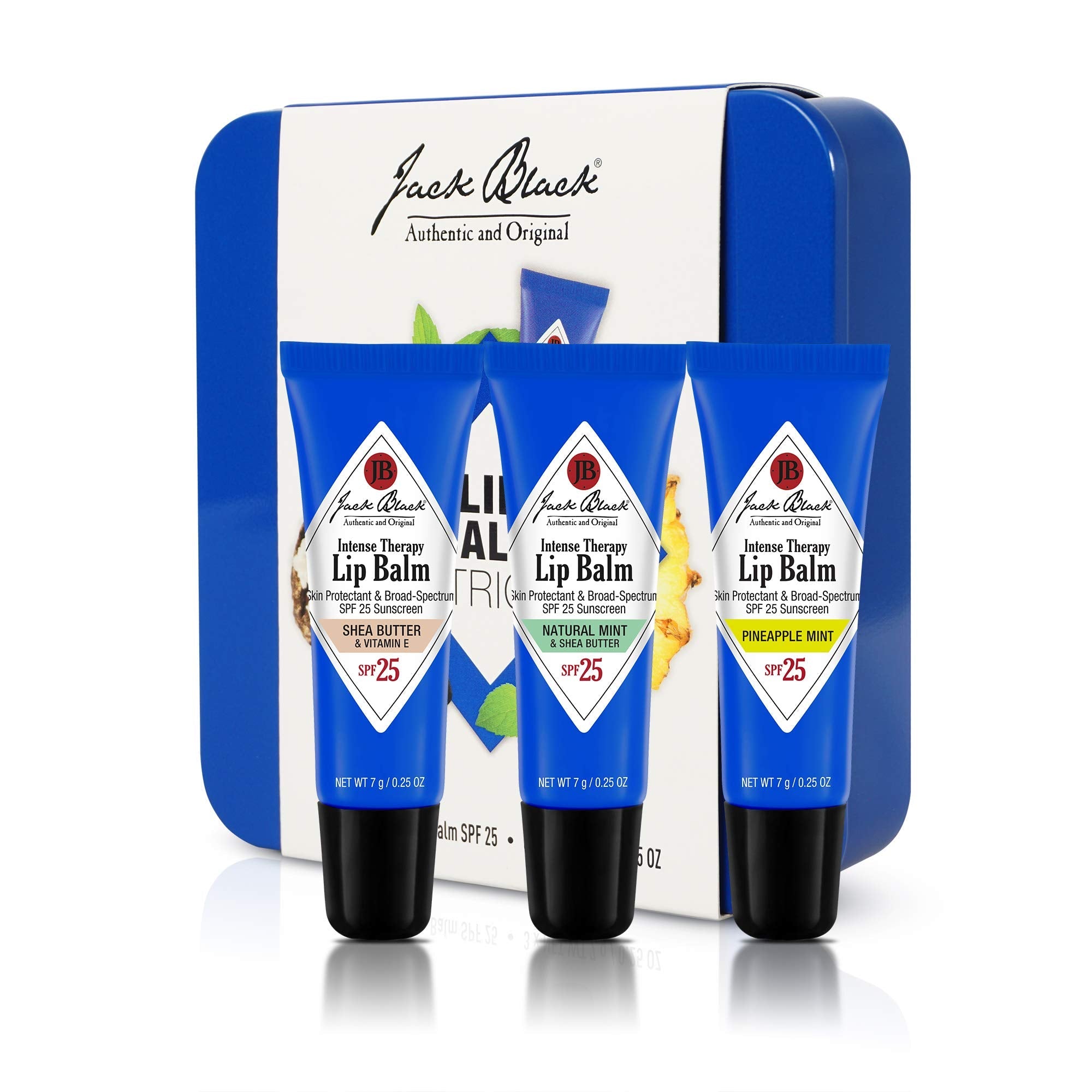 Jack Black Intense Therapy Lip Balm, 0.25-Oz. – SPF 25 Sun Protection, Lip Moisturizer, Hydrating Lip Balm with SPF, Lip Sunscreen Halalzen