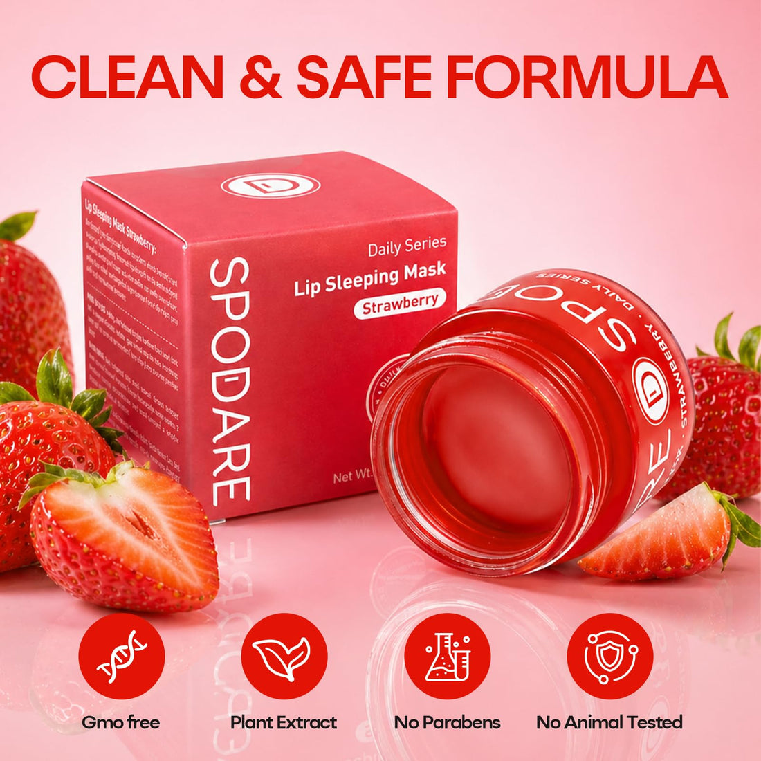 SPODARE Lemon Lip Mask, Hydrating Overnight Lip Sleeping Mask, Lip Moisturizer for Dry Cracked Lips Care, Dual-Color Lips Balm for Nourishing and Softening Lips, Minimizes Fine Lines - 12g Halalzen
