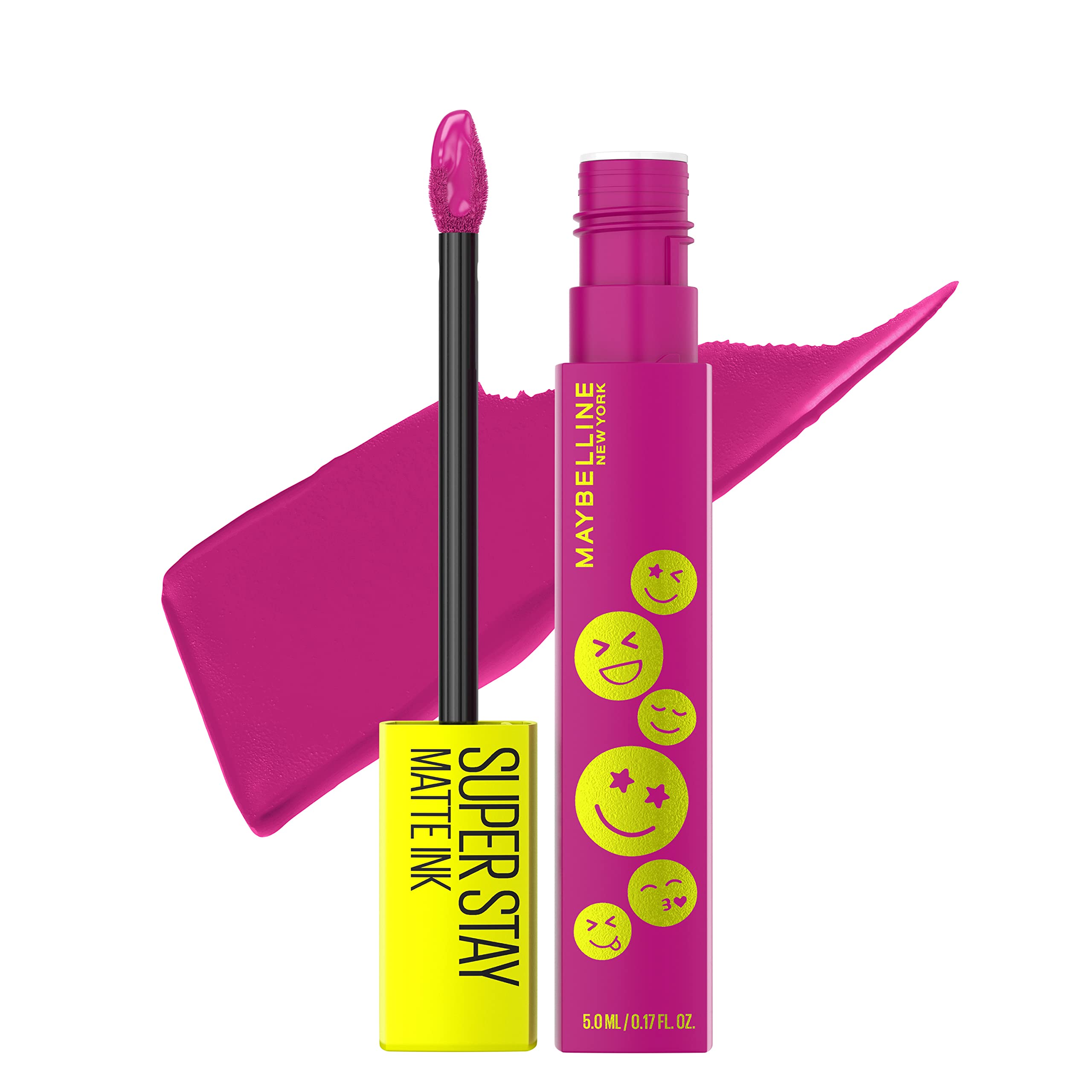 Maybelline Super Stay Matte Ink Liquid Lipstick Makeup, Long Lasting High Impact Color, Up to 16H Wear, Mover, Brown, 1 Count, Packaging May Vary