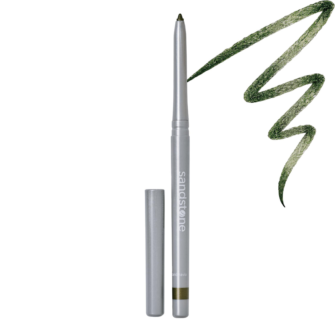 Sandstone Scandinavia Waterproof Eyeliner Pencil - Long-Lasting Gel Eye Liner for Sensitive Eyes - Hypoallergenic & Smudge-Proof - Fragrance-Free, Vegan & Allergy Tested (Black) Halalzen