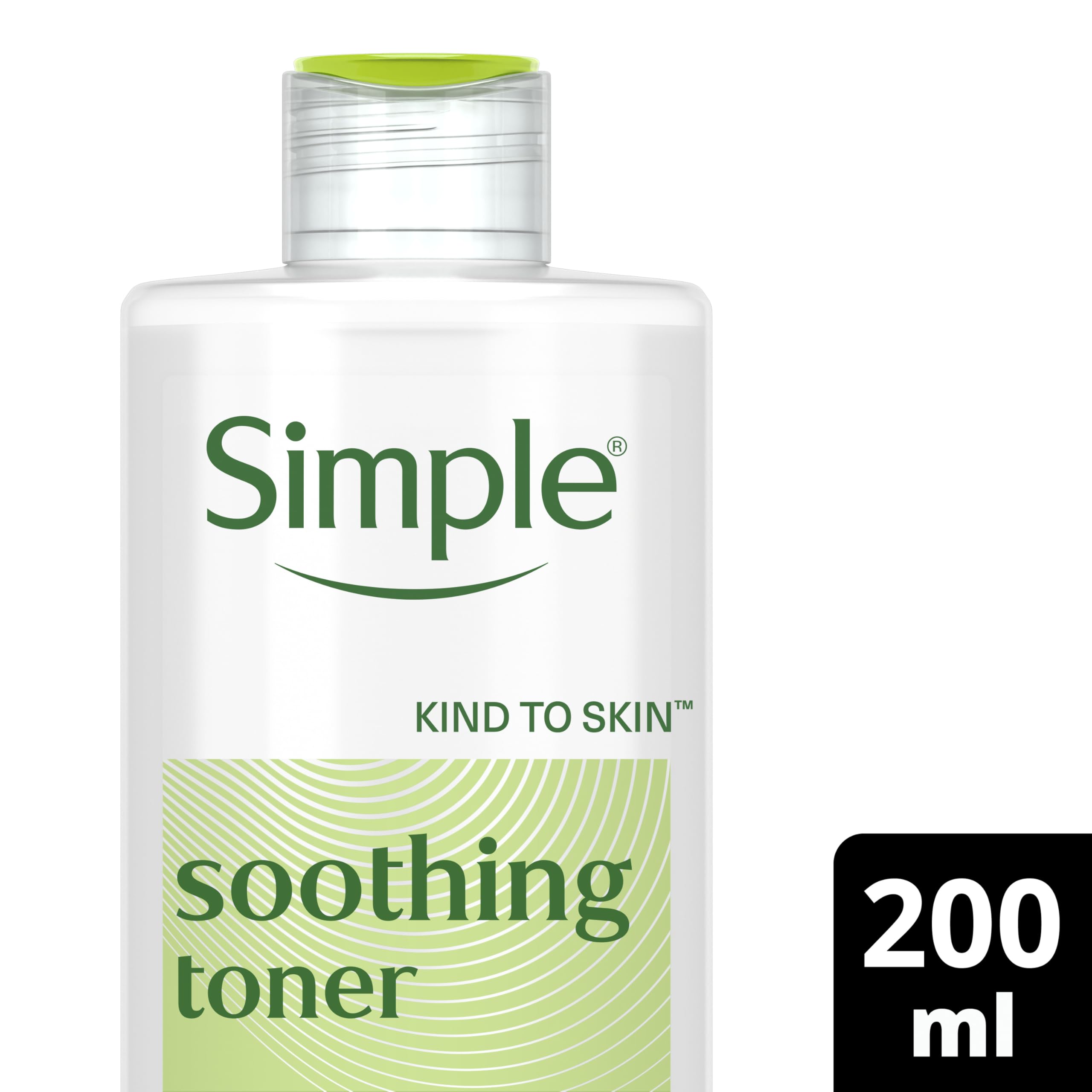 Simple Kind to Skin Soothing Facial Toner Alcohol-Free for Daily Use on Sensitive Skin 200 ml