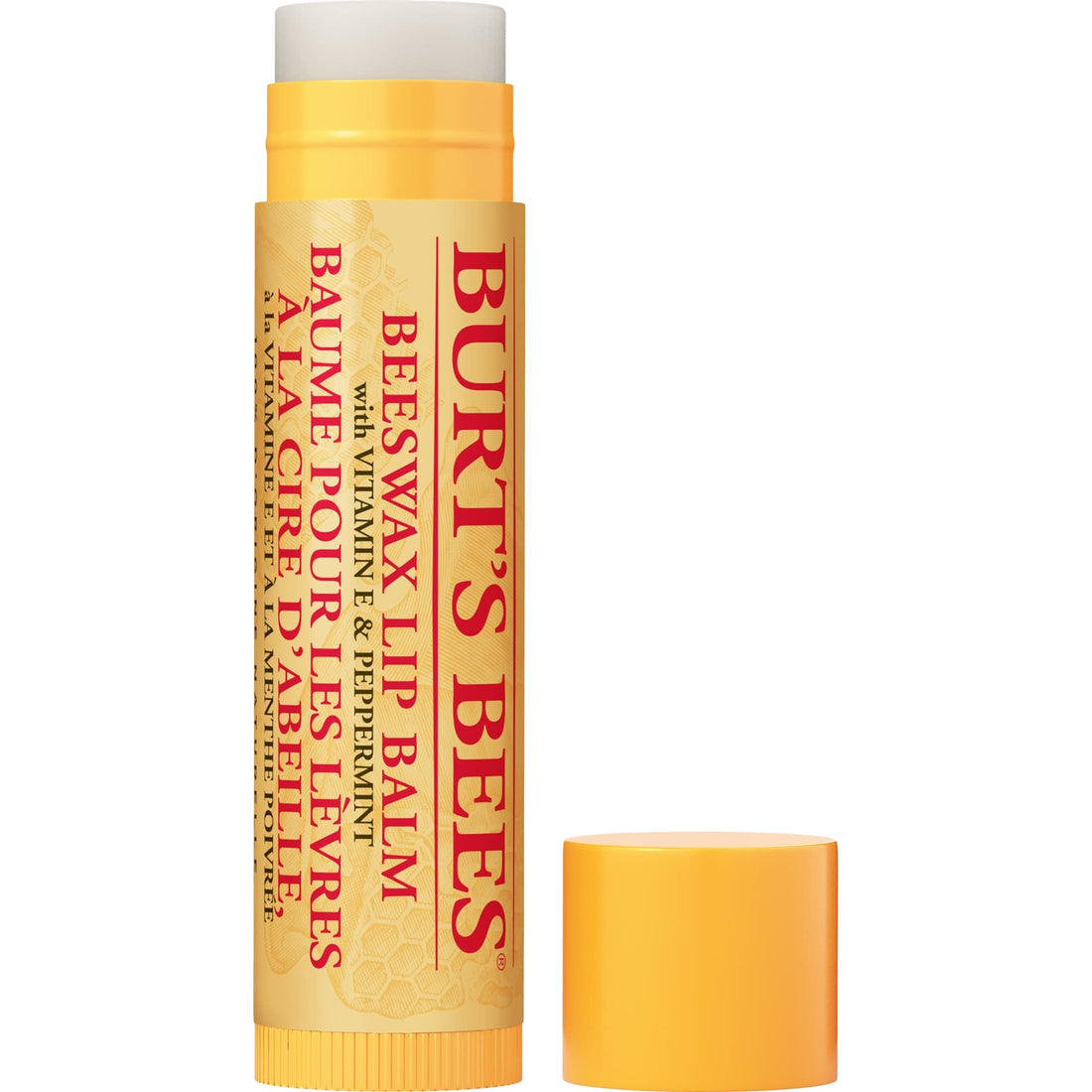 Burt's Bees Lip Balm Pomegranate, Moisturising Lip Balm With Beeswax & Vitamin E, 100% Natural Origin, 4.25g Halalzen