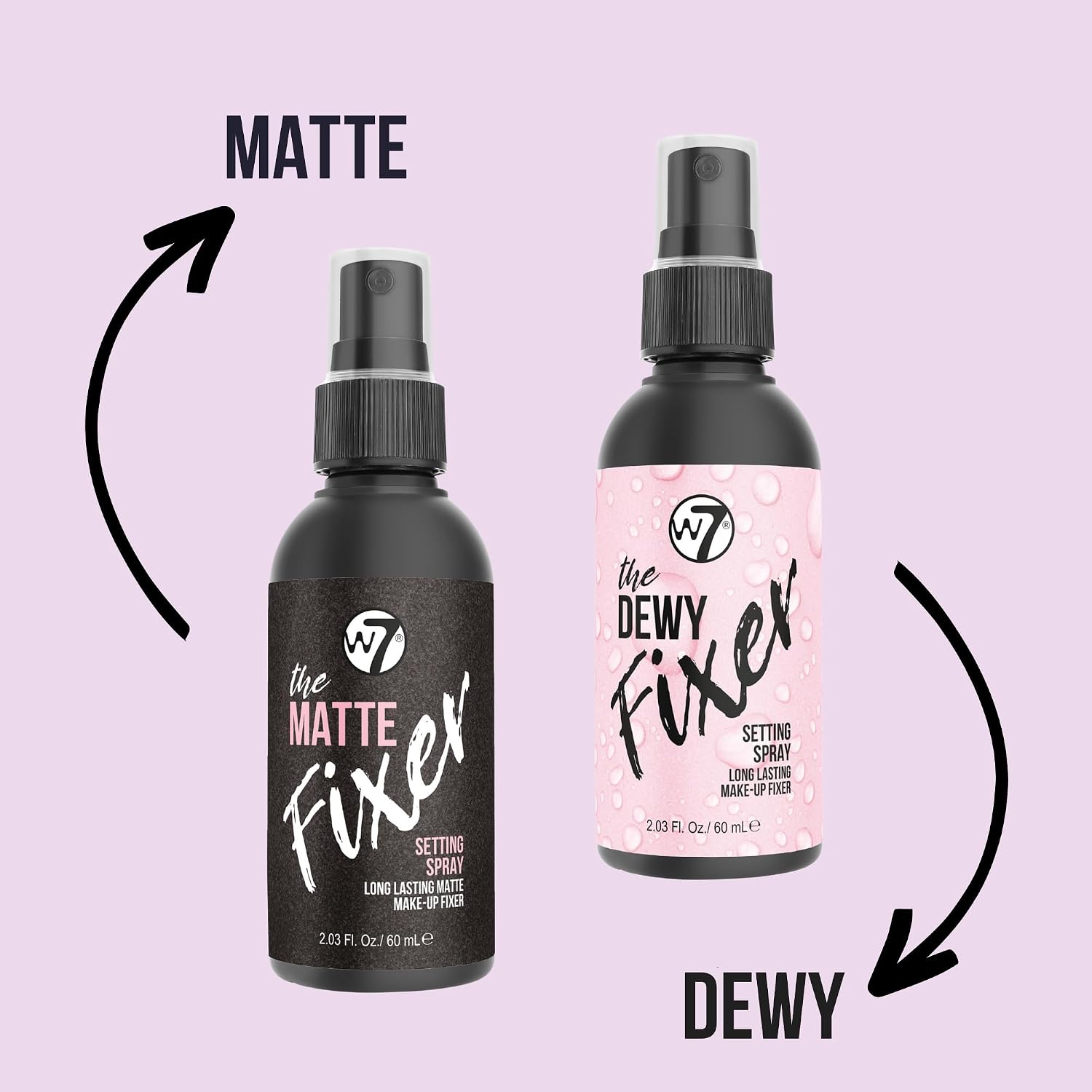 W7 The Fixer Makeup Setting Spray - Dewy Finish - Long-Lasting, Ultra-Fine Formula - Cruelty Free and Vegan Halalzen