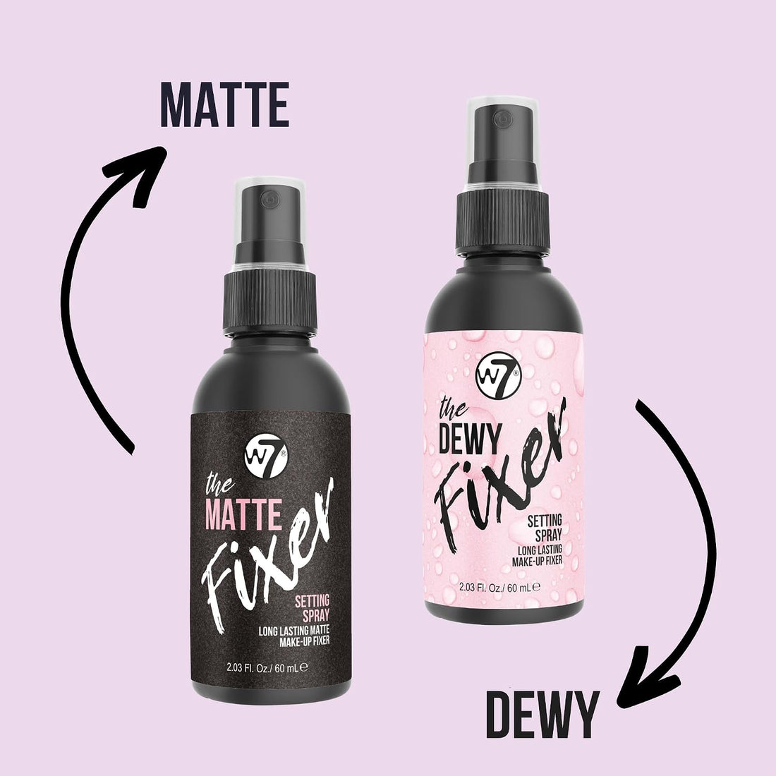W7 The Fixer Makeup Setting Spray - Dewy Finish - Long-Lasting, Ultra-Fine Formula - Cruelty Free and Vegan Halalzen