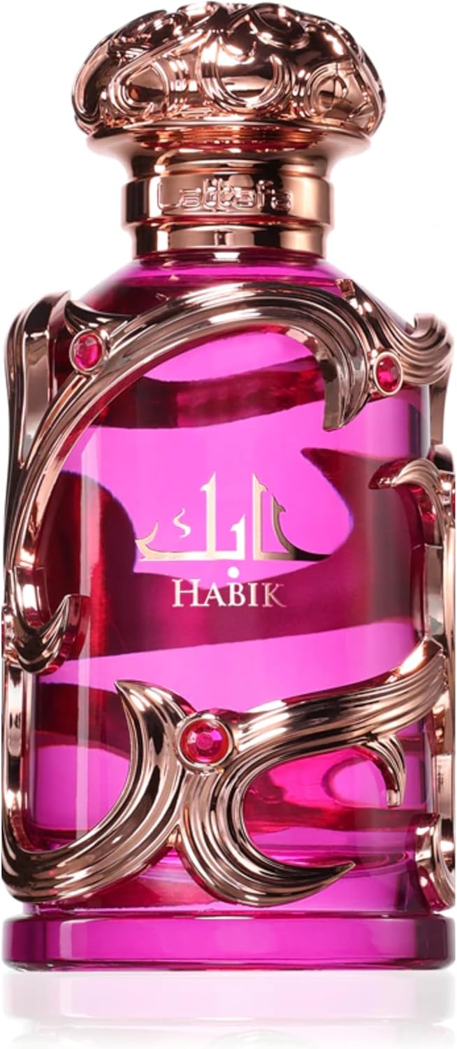 Habik For Women by Lattafa Perfumes – Eau de Parfum 100ml – Long Lasting Floral Fruity Scent for Women – Elegant, Musky, Sweet – Arabian Luxury Perfume Gift for Her Halalzen