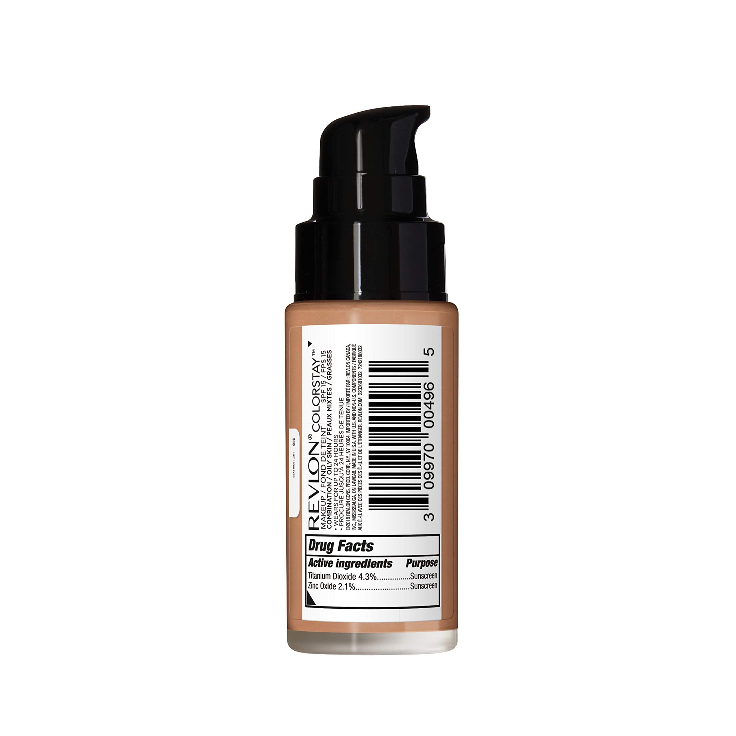Revlon Colorstay Liquid Foundation Makeup for Combination/Oily Skin SPF15 Medium to Full Coverage (30ml) Matte Finish, Buff (150) Unisex Halalzen