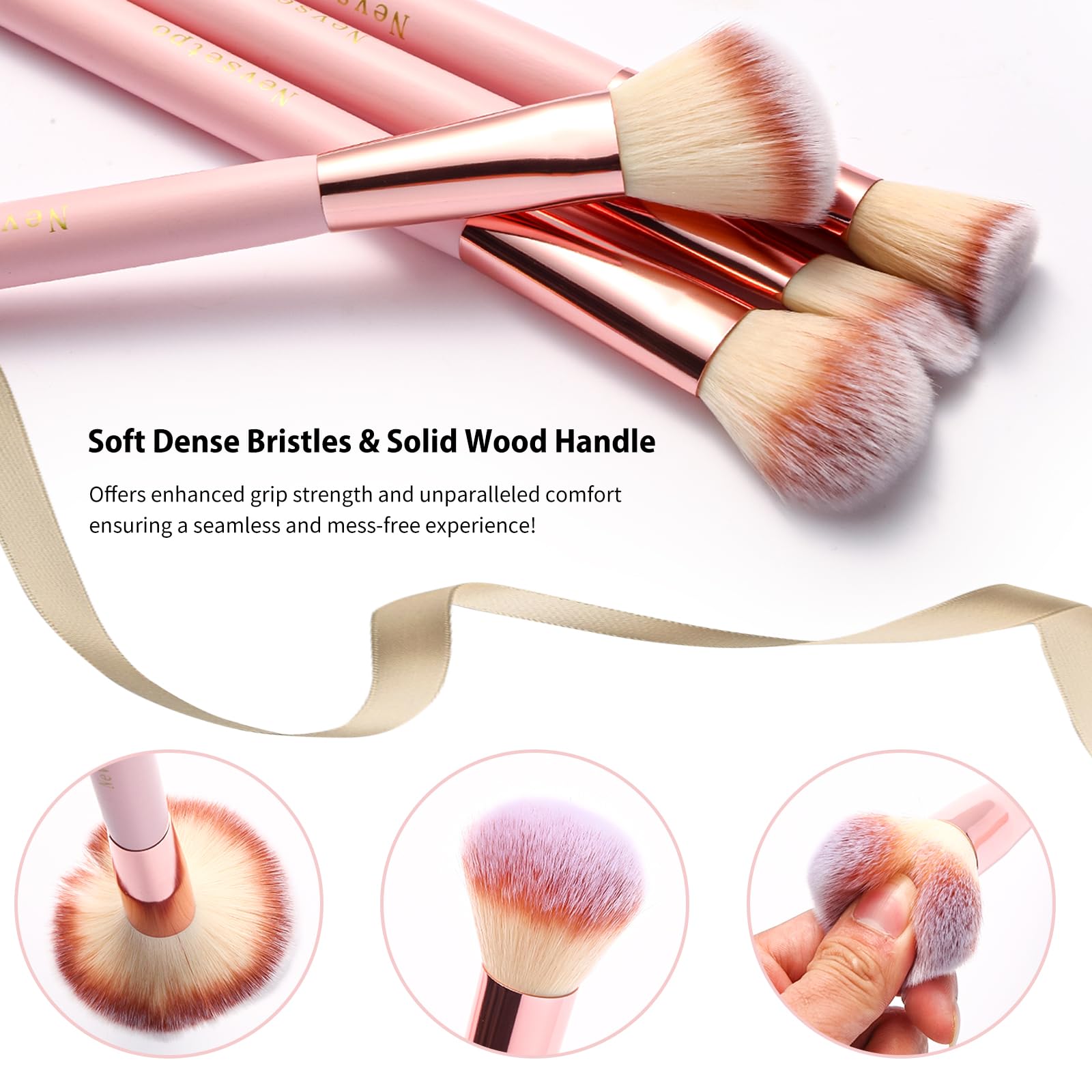 Makeup Brushes, Quality Make Up Brushes 28Pcs Makeup Brushes Set Professional & Beginner Make-up Sets & Case, Brushes & Sponges,Travel-Friendly Roll-up Beauty Gift Sets for Women, GREEN Halalzen