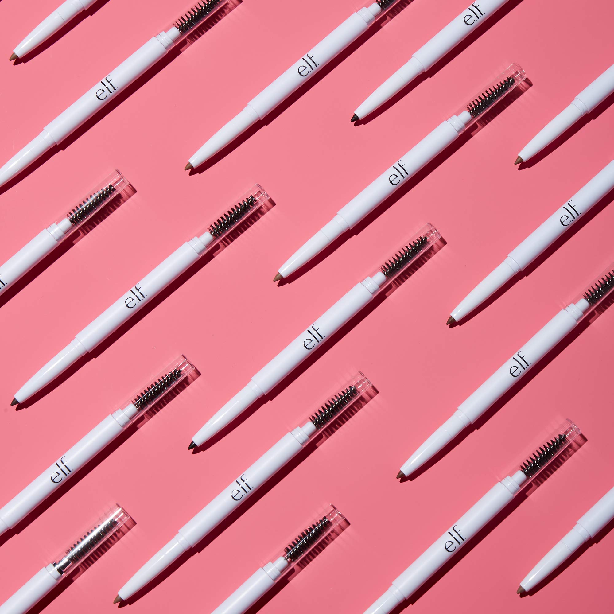 e.l.f. Instant Lift Brow Pencil, Dual-Sided, Precise, Fine Tip, Shapes, Defines, Fills Brows, Contours, Combs, Tames, Natural Brown, 0.18 g (Pack of 1)