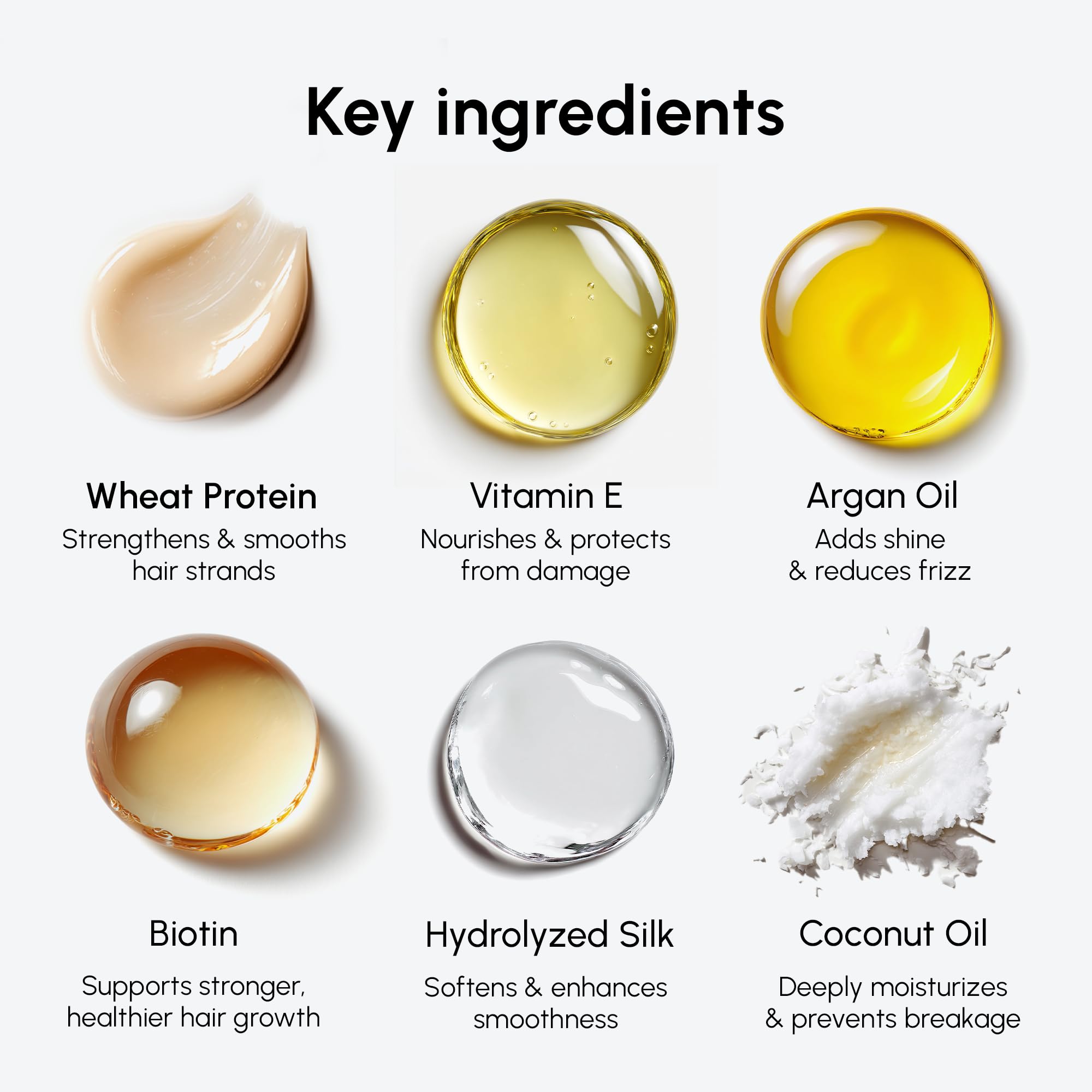 MAREE Hair Oil for Frizzy Hair with Argan Oil, Keratin & Biotin – Hair Serum for Dry and Curly Hair Gloss – Frizz Control Hair Care Products for Women – Aceite Para el Cabello – Keratin Hair Treatment Halalzen