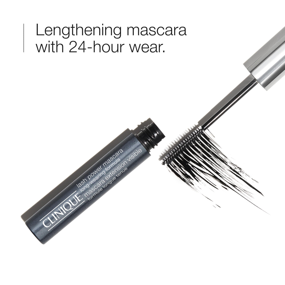 Clinique Lash Power Tubing Mascara Long-Wearing Formula | Lengthening, Smudge-Proof + Safe For Sensitive Eyes Halalzen