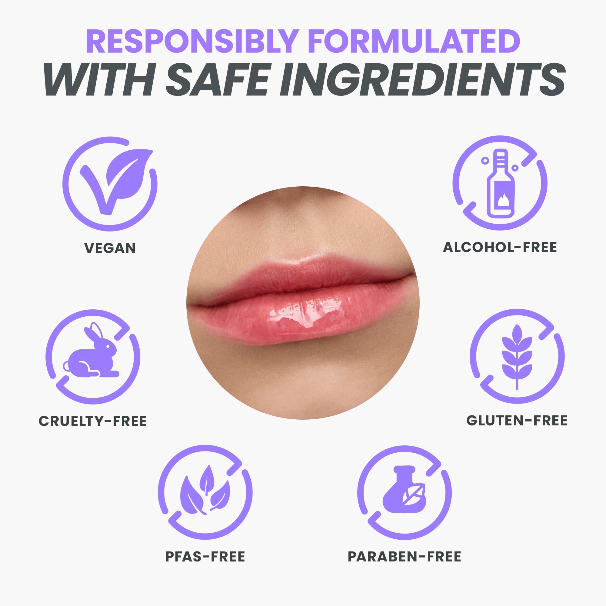 Wonderskin Lip Oil Rehab Serum - Tinted Lip Oil, Hydrating, Moisturizing, and Non-Sticky Deep Red Tint Serum for Dry Lips (Honey) Halalzen