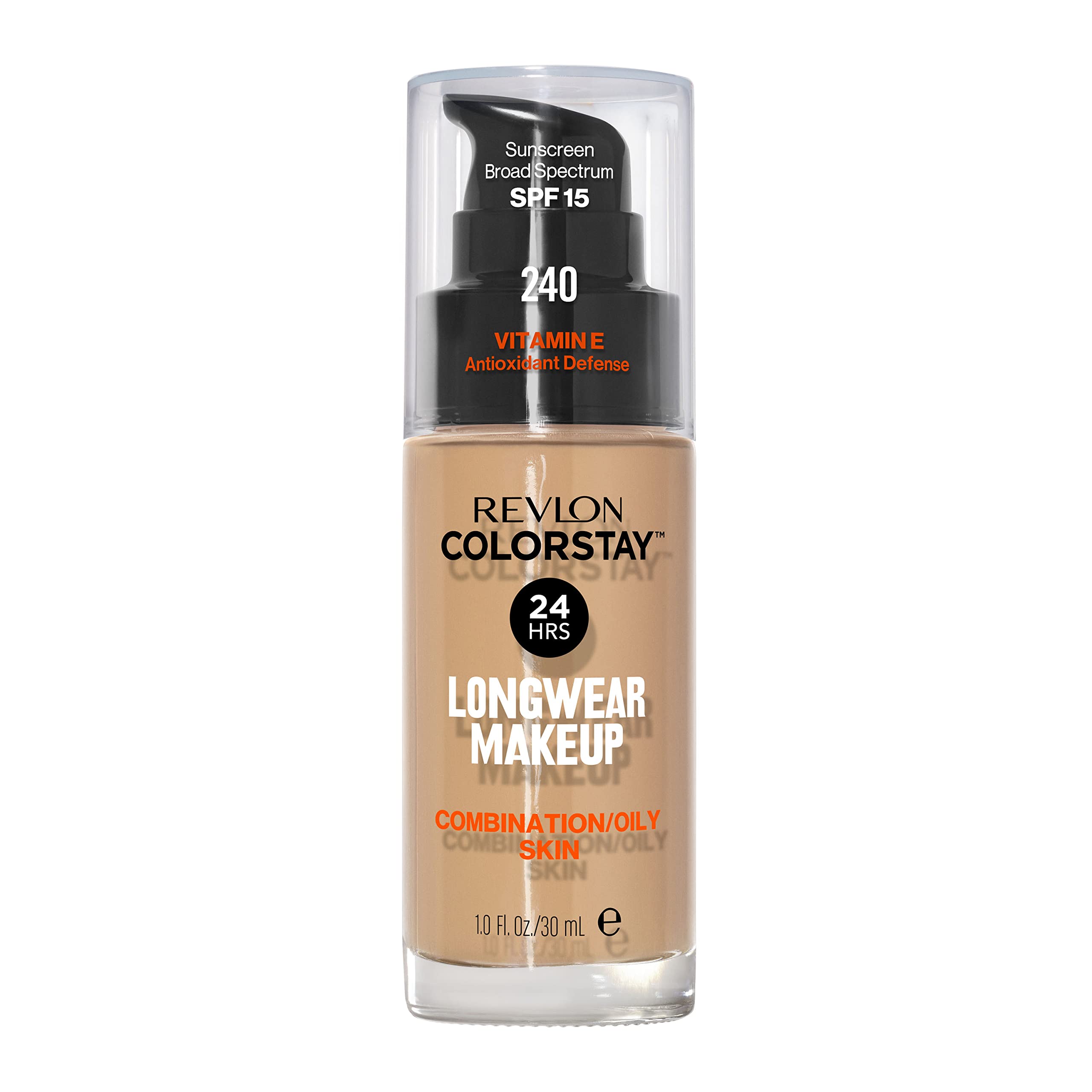 Revlon Colorstay Liquid Foundation Makeup for Combination/Oily Skin SPF15 Medium to Full Coverage (30ml) Matte Finish, Buff (150) Unisex Halalzen