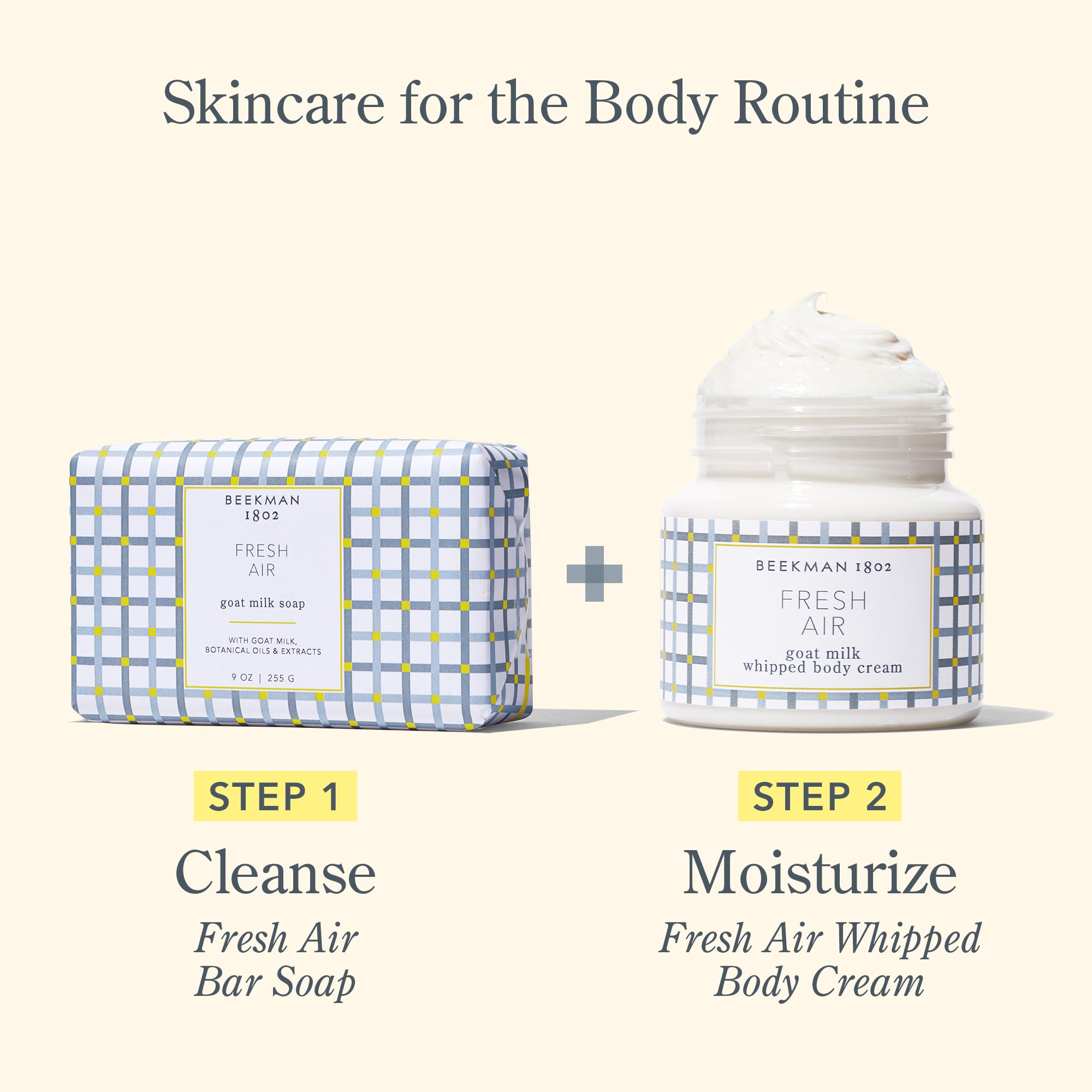Beekman 1802 Whipped Body Cream – Rich Body Butter & Moisturizing Body Cream, Goat Milk Lotion, Shea Butter & Vitamin E, Hydrating Body Moisturizer for Dry Skin - Pure 8 oz Halalzen