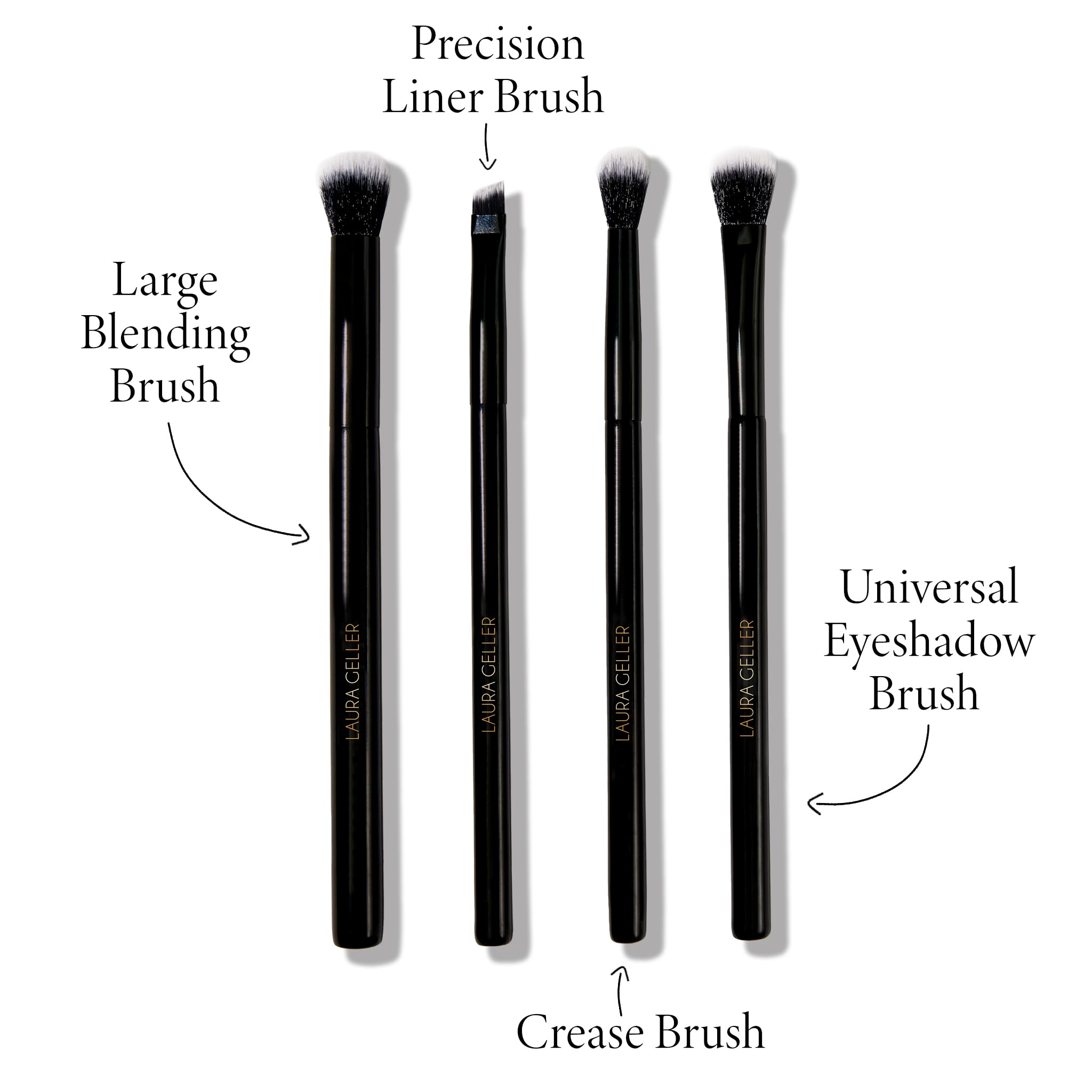 LAURA GELLER NEW YORK Retractable Black Kabuki Brush for Liquid, Cream and Powder Face Makeup With Aluminum Handle Halalzen