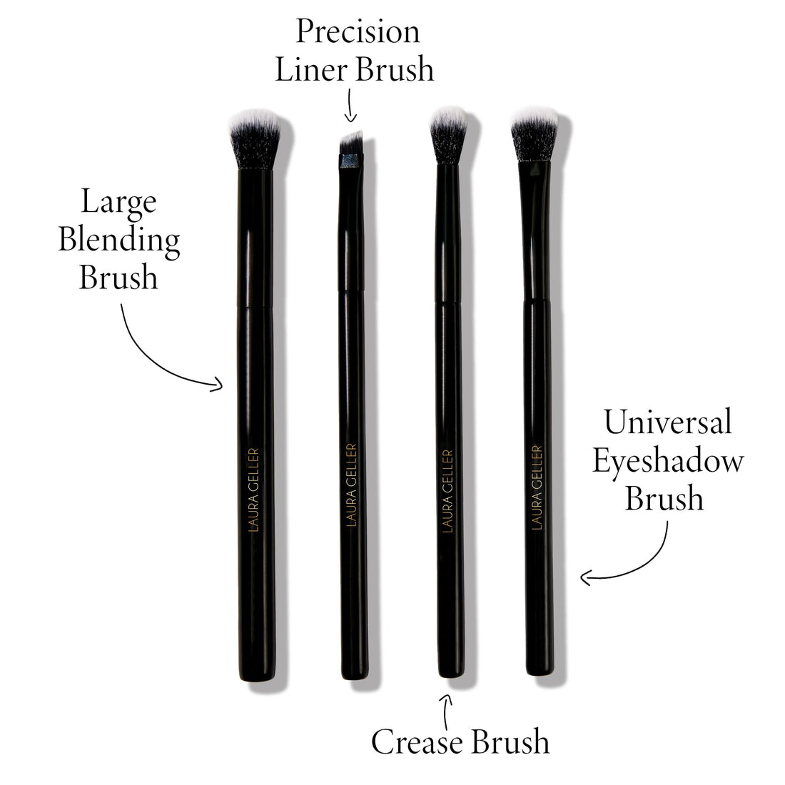 LAURA GELLER NEW YORK Retractable Black Kabuki Brush for Liquid, Cream and Powder Face Makeup With Aluminum Handle Halalzen