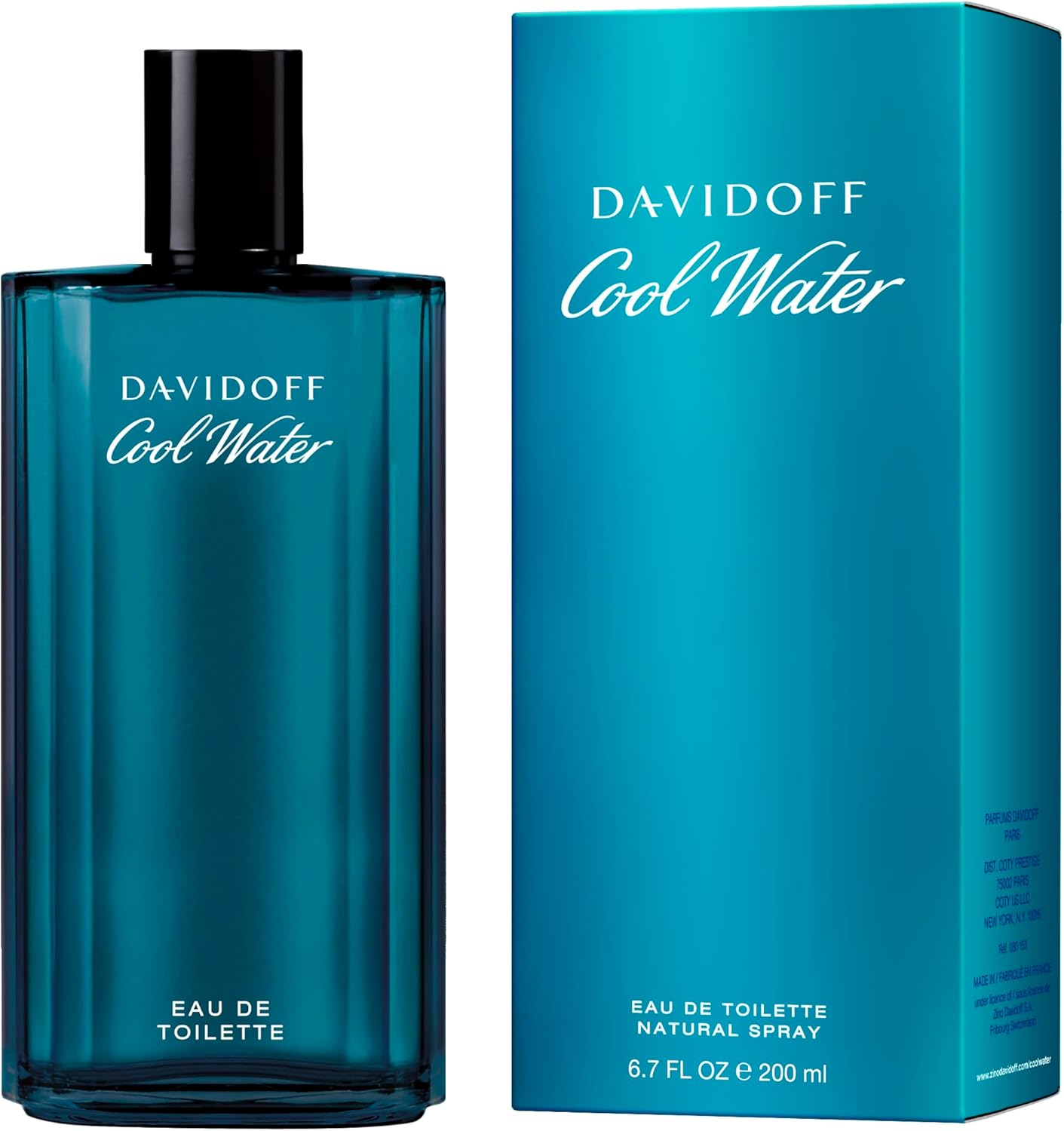 DAVIDOFF Cool Water - Eau de Toilette for Him - Aromatic Fragrance with Notes of Coriander, Mint, Lavender and Amber - Medium Longevity