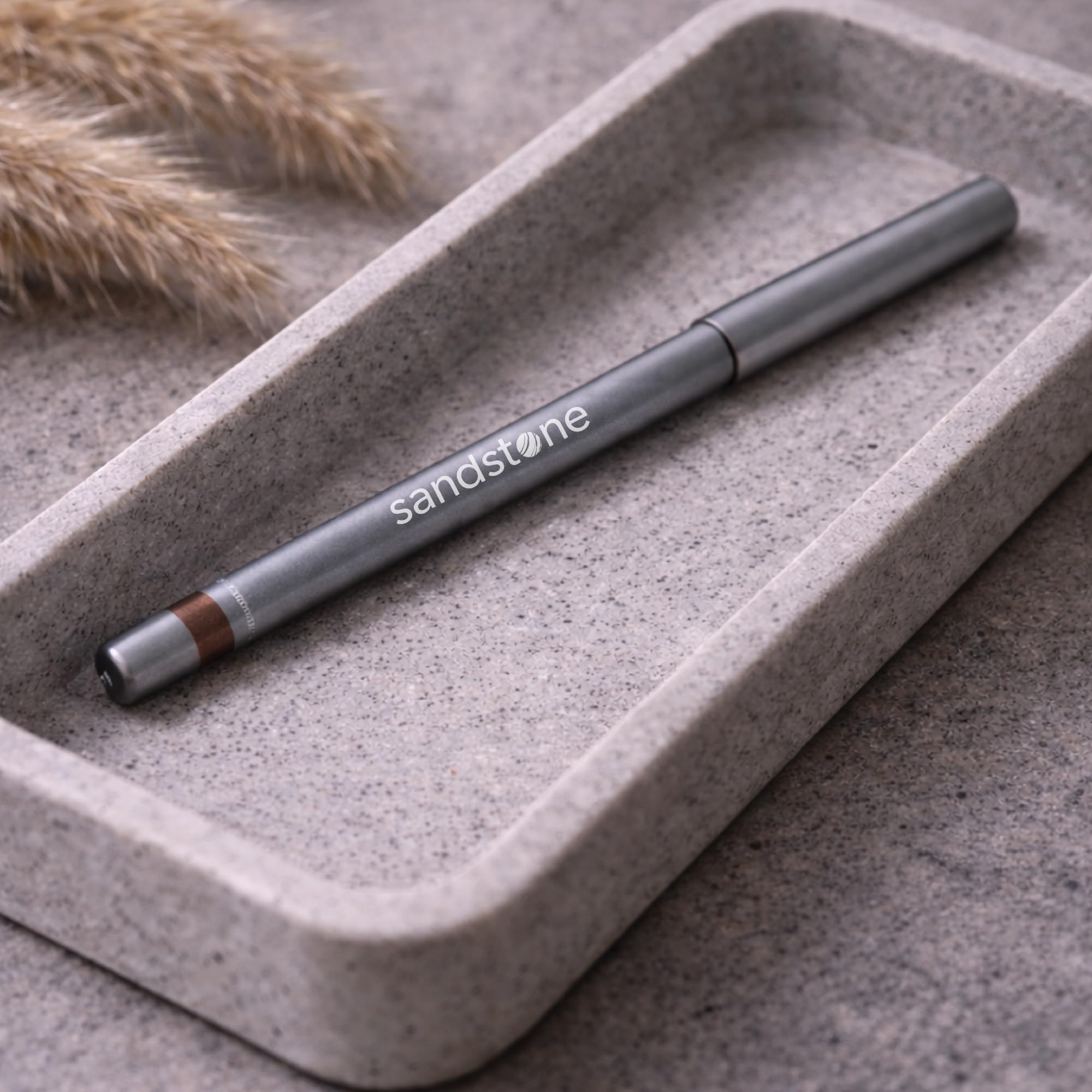 Sandstone Scandinavia Waterproof Eyeliner Pencil - Long-Lasting Gel Eye Liner for Sensitive Eyes - Hypoallergenic & Smudge-Proof - Fragrance-Free, Vegan & Allergy Tested (Black) Halalzen